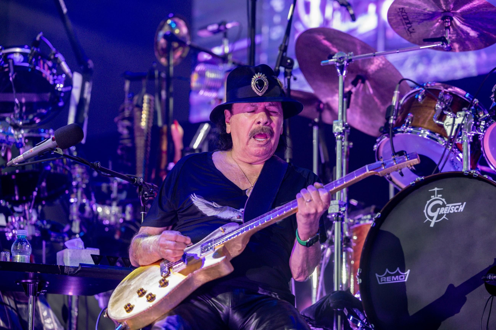Carlos Santana, esta semana en Madrid.