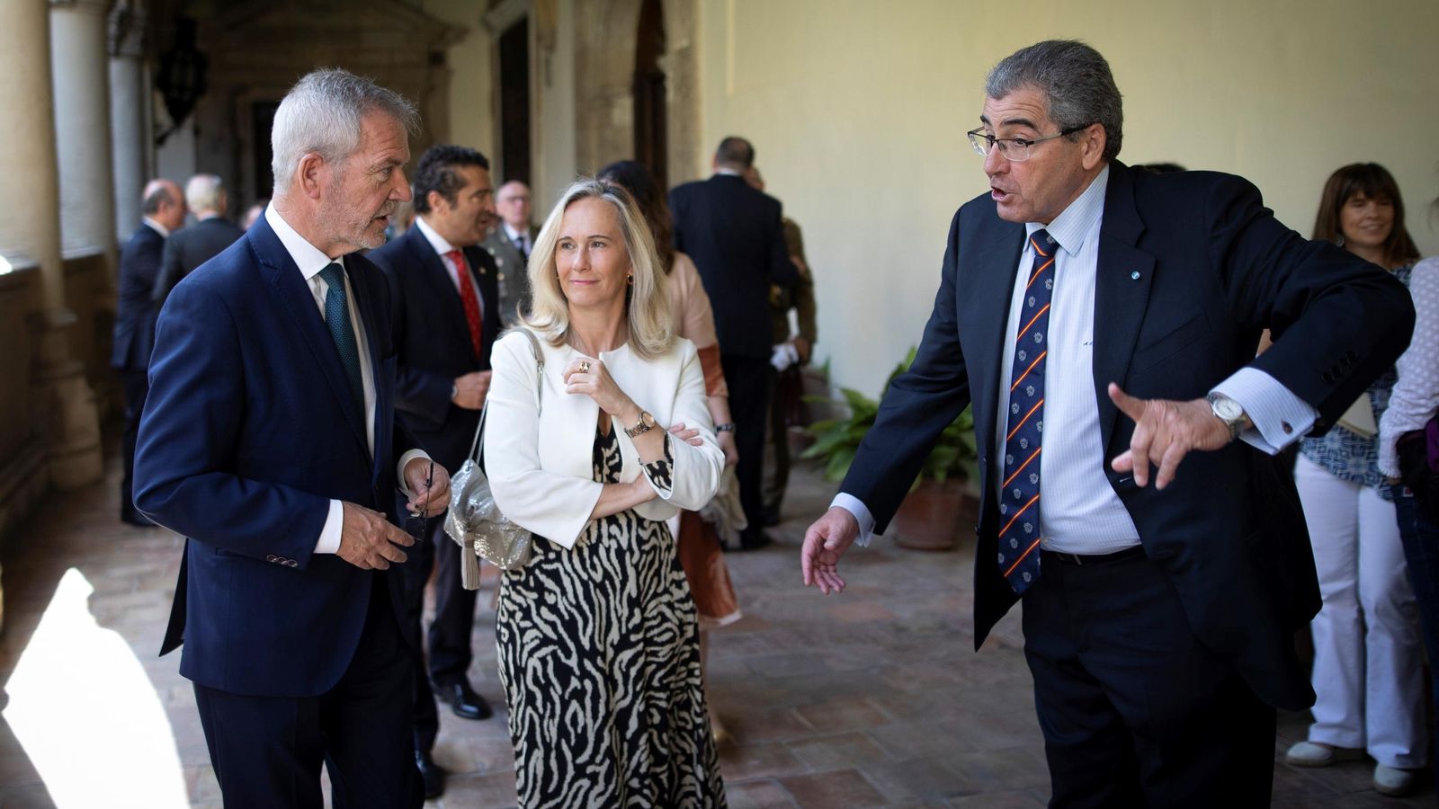 Las fotos de Felipe VI en el Real Monasterio de San Jerónimo de Granada en la reunión de las Reales Maestranzas de España