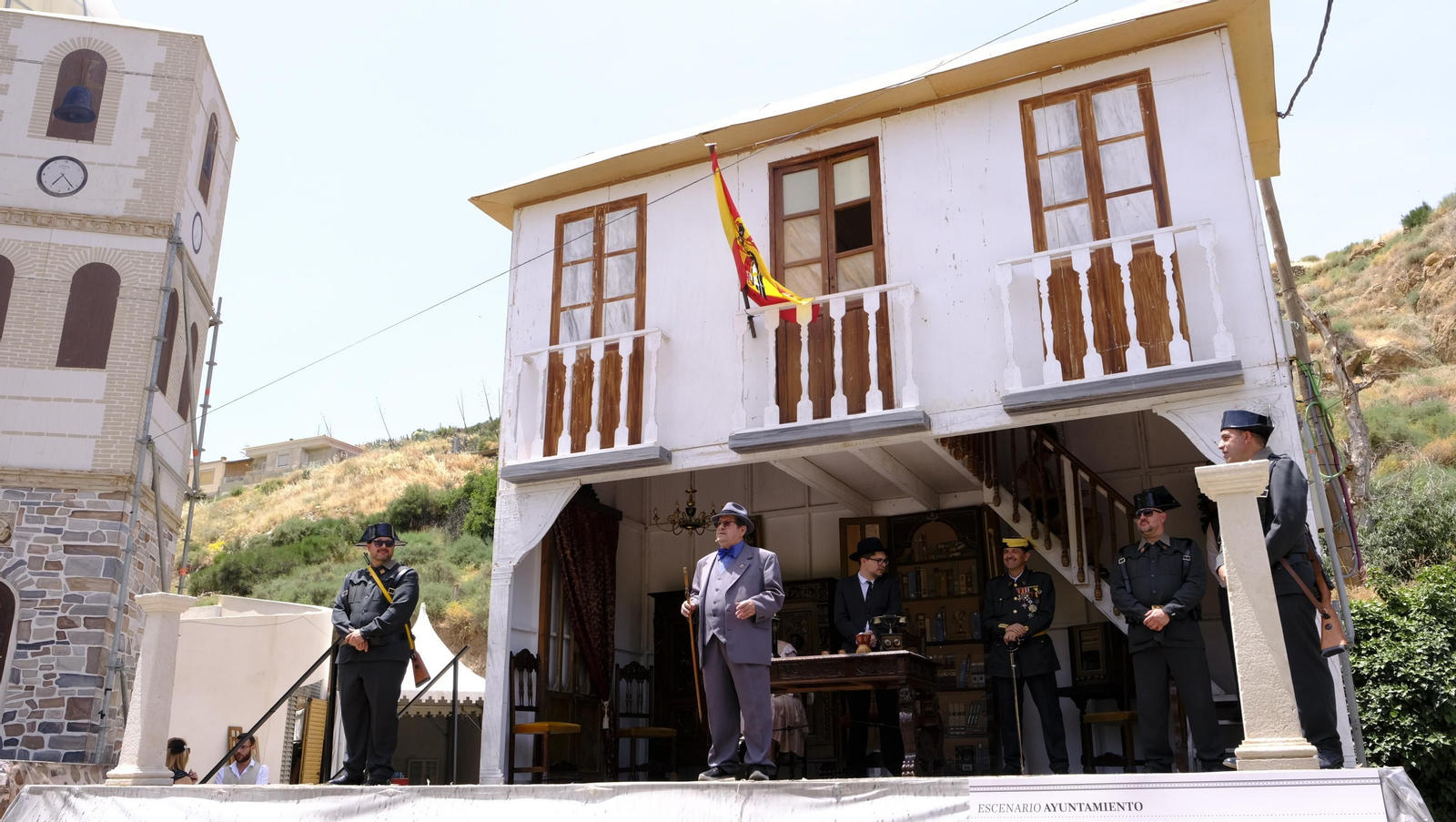 Imágenes de la Recreación Histórica Canteros y Caciques, en Macael