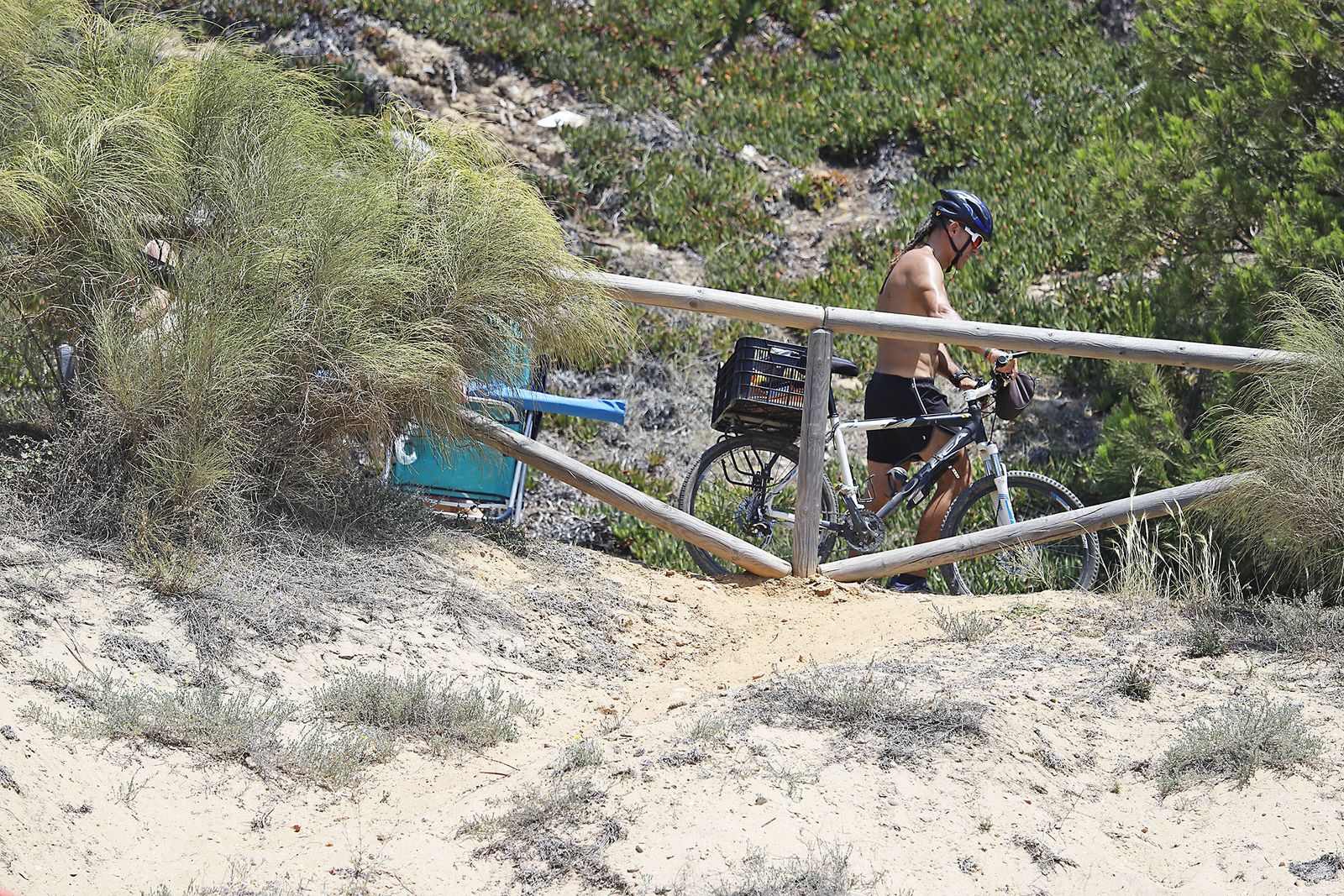 Ambiente en las playas de Huelva en el domingo 2 de julio