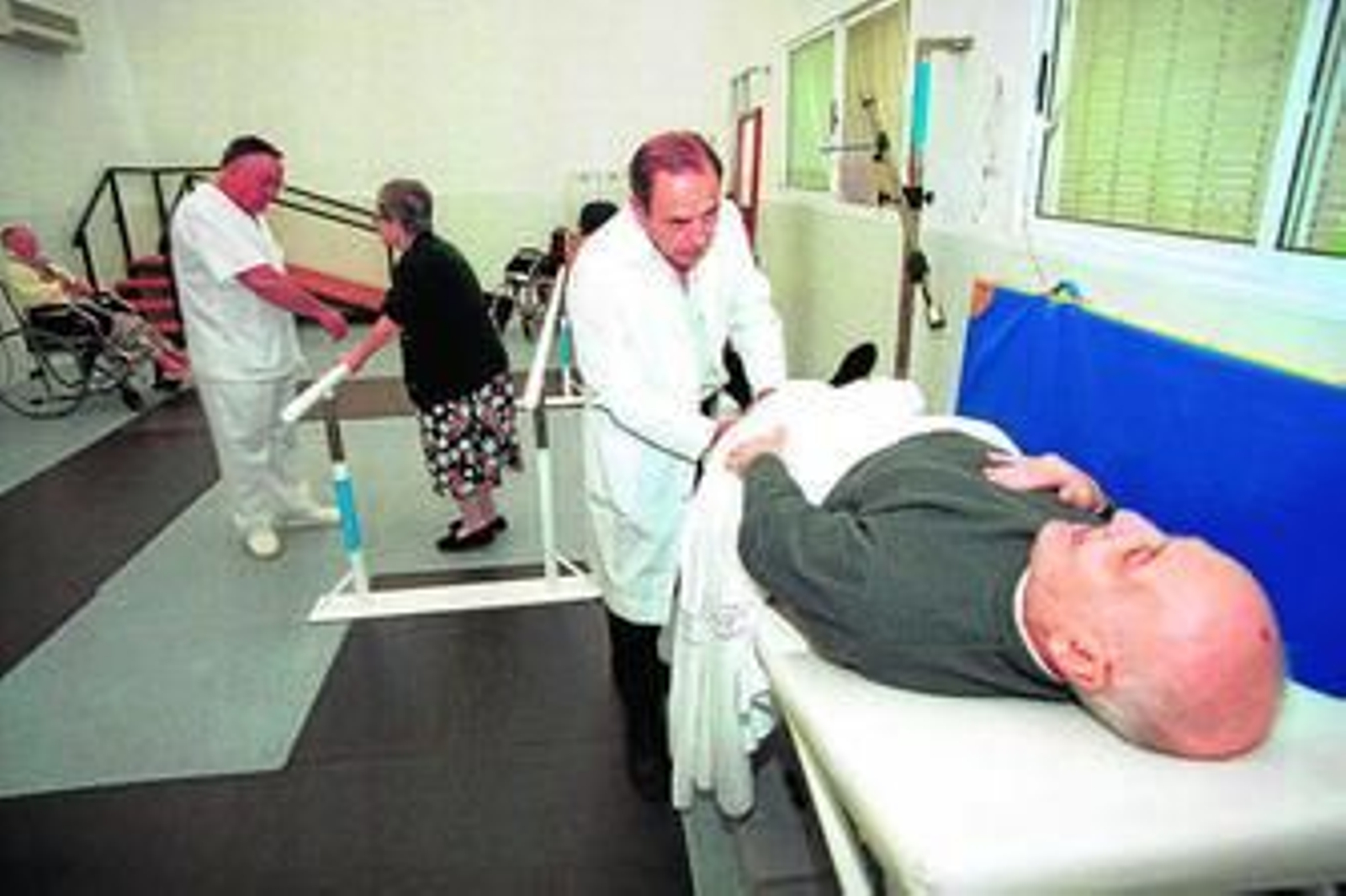 Enfermos de alzheimer, atendidos en un centro específico para la patología.