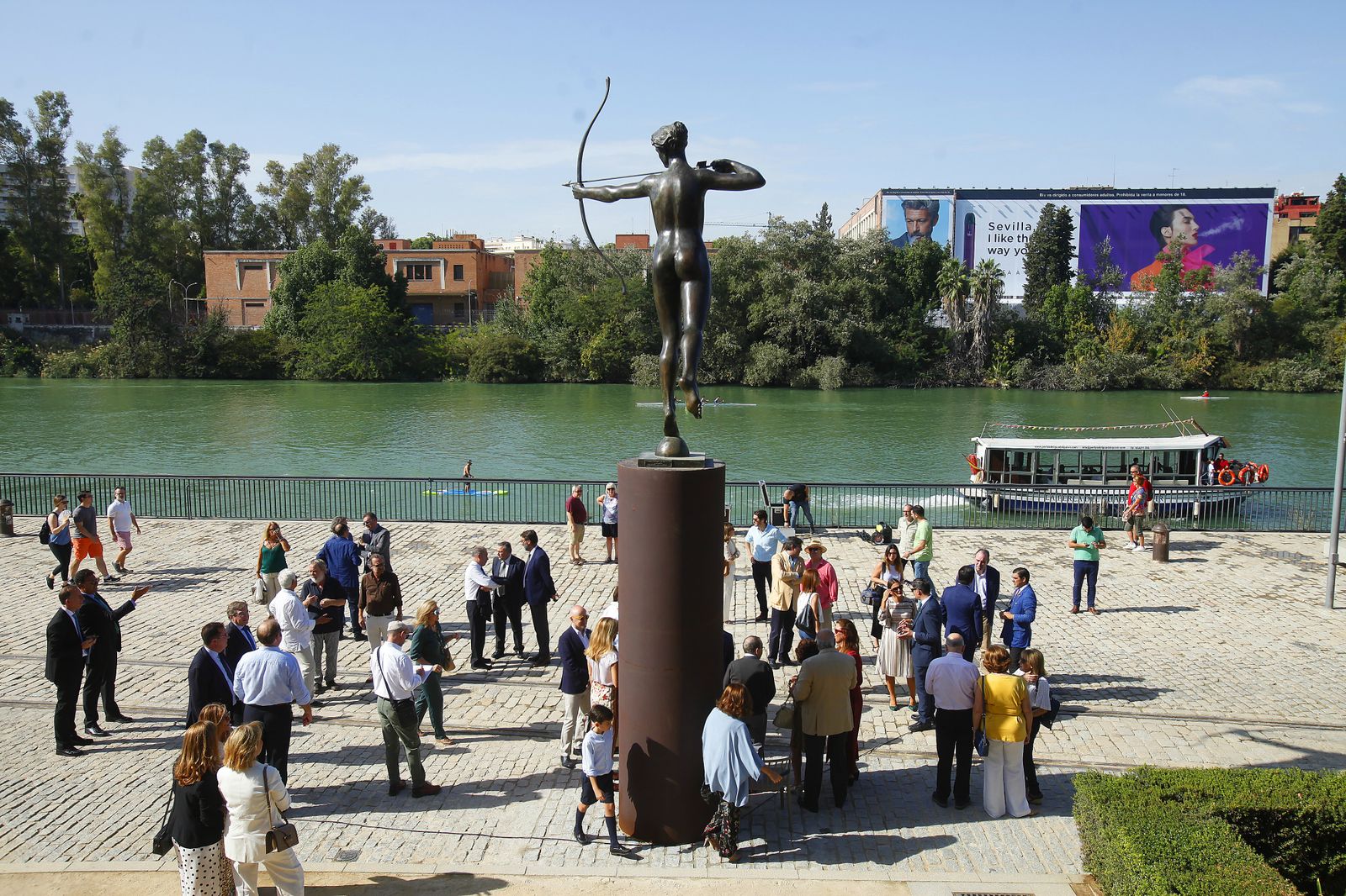 Diana Cazadora en el muelle de Nueva York