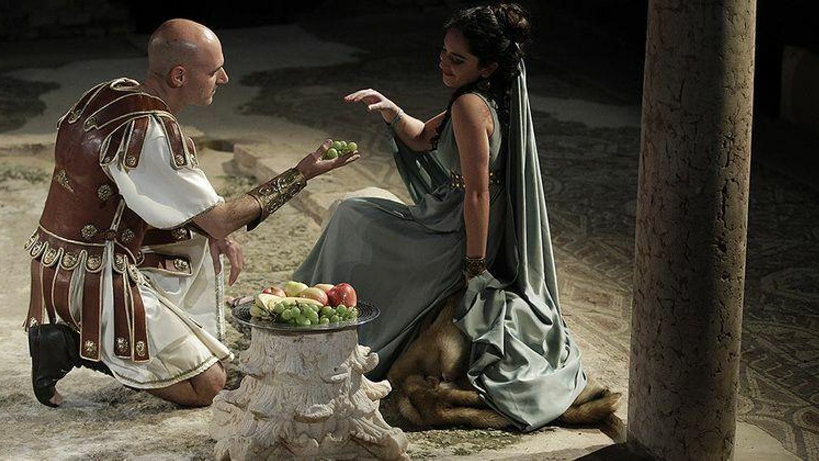 La Casa de las Columnas es el emplazamiento elegido para representar 'Poncio Pilato'.