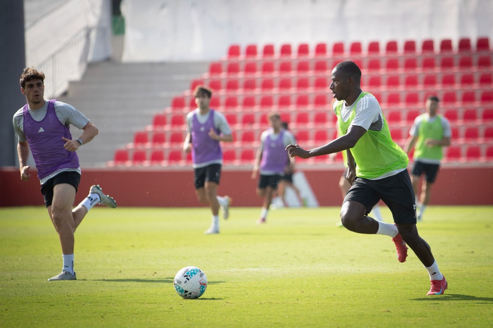 Las imágenes del entrenamiento del Granada CF