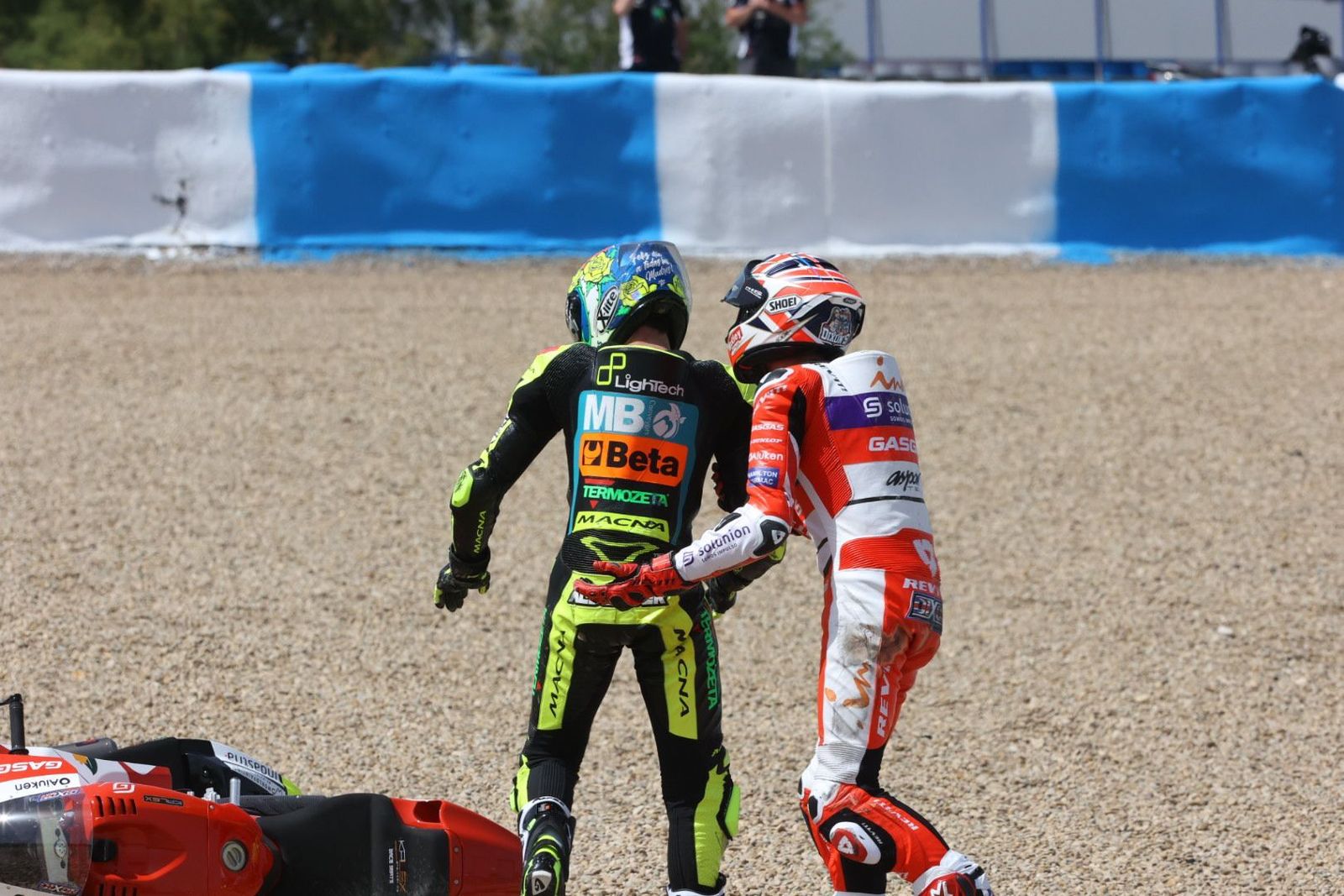 Moto2: Así fue la caída entre Dixon y Aldeguer