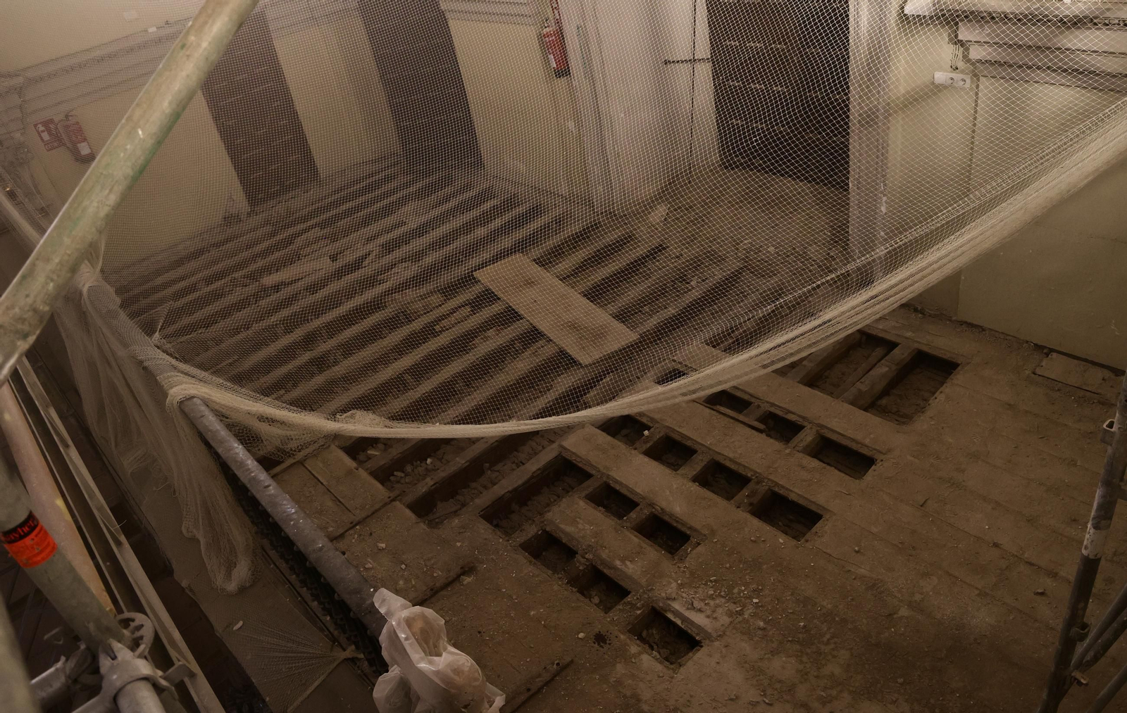 Obras en la Iglesia de La Caridad