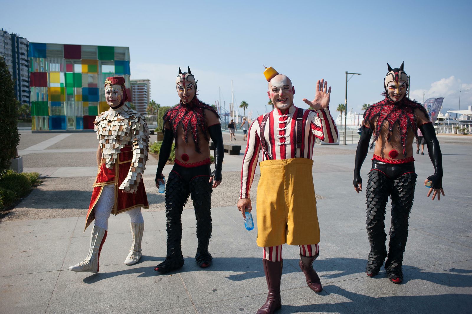 Presentación del espectáculo 'Kooza' del Circo del Sol en Málaga