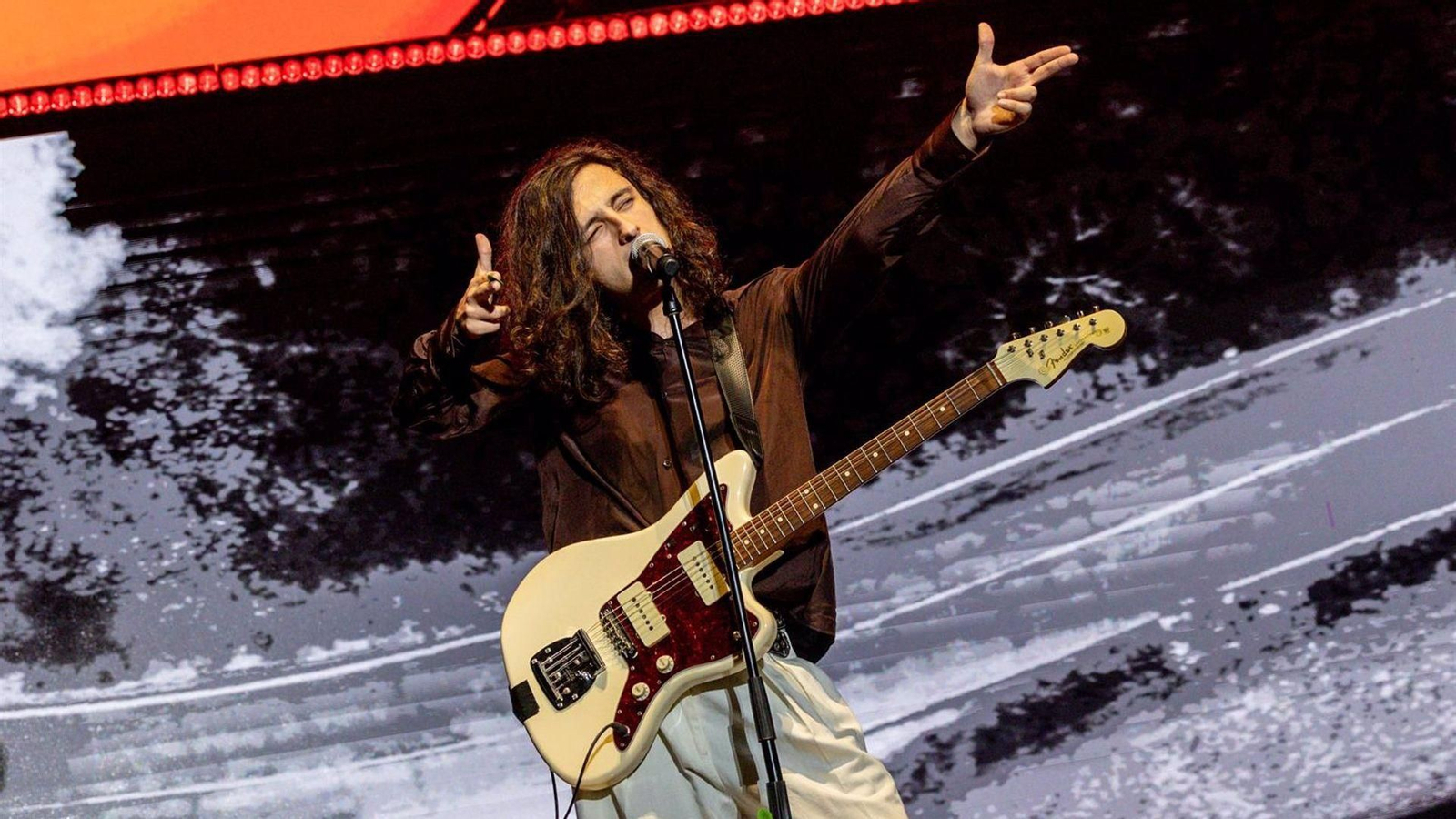 Arde Bogotá, durante su actuación en el WiZink Center de Madrid