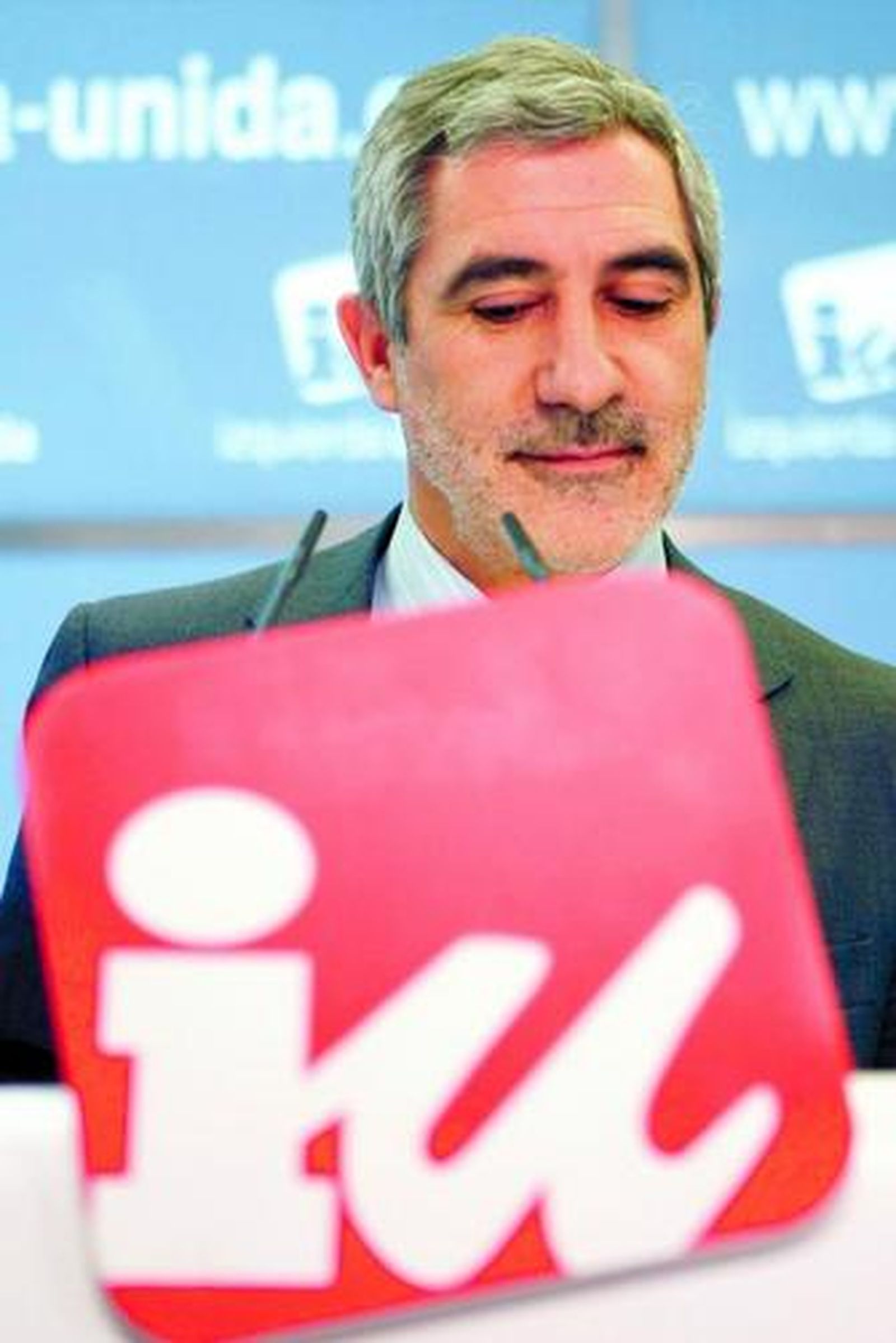 Gaspar Llamazares, en una comparecencia reciente.