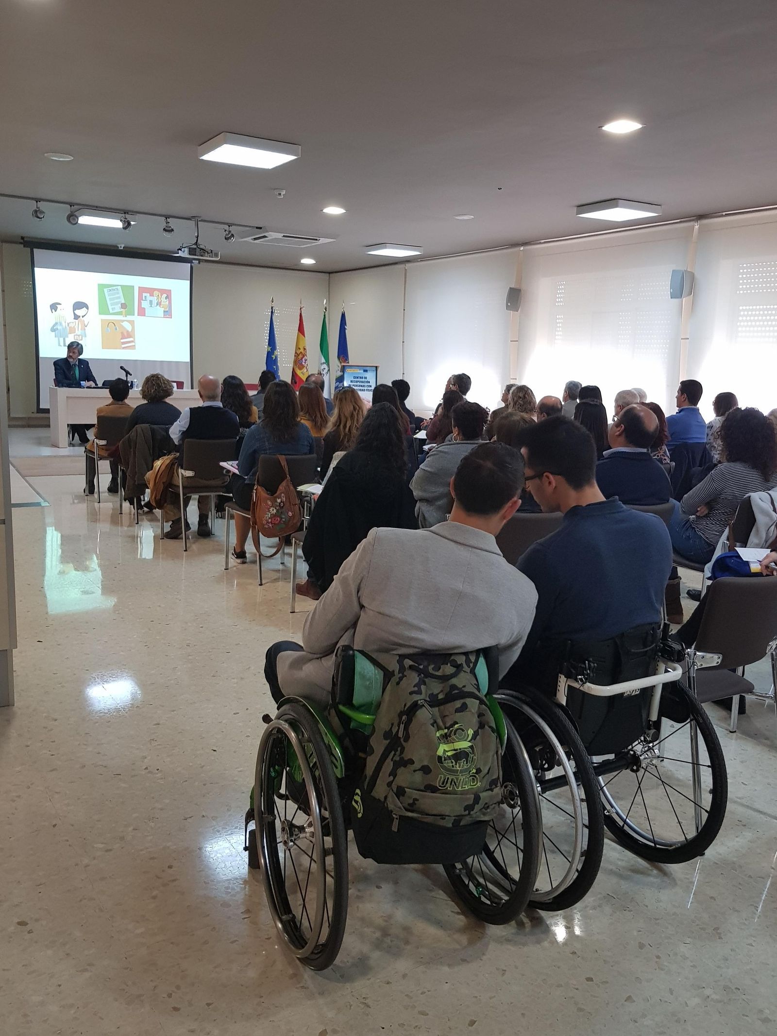 Conferencia de Santa-Bárbara, ayer en el CFMF.
