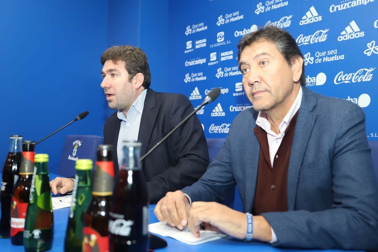 Jesús Pulido y Manolo Zambrano, en la rueda de prensa de los actos del 130 Aniversario.