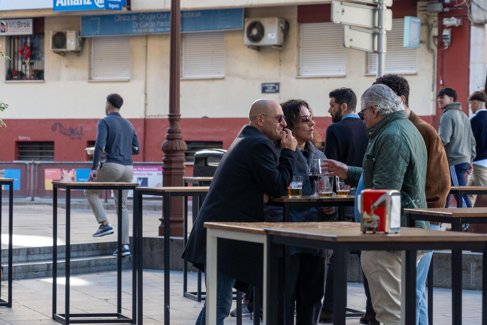 Imágenes de la fiesta del 31 de diciembre en las calles de Huelva