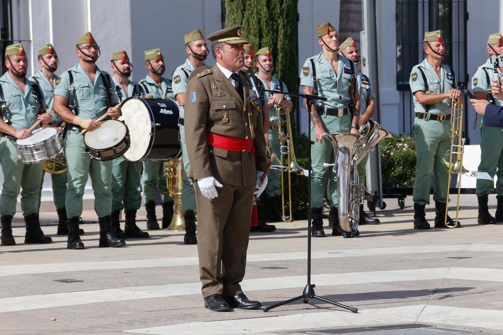 San Roque homenajea al Regimiento Pavía en su 30 aniversario, en imágenes