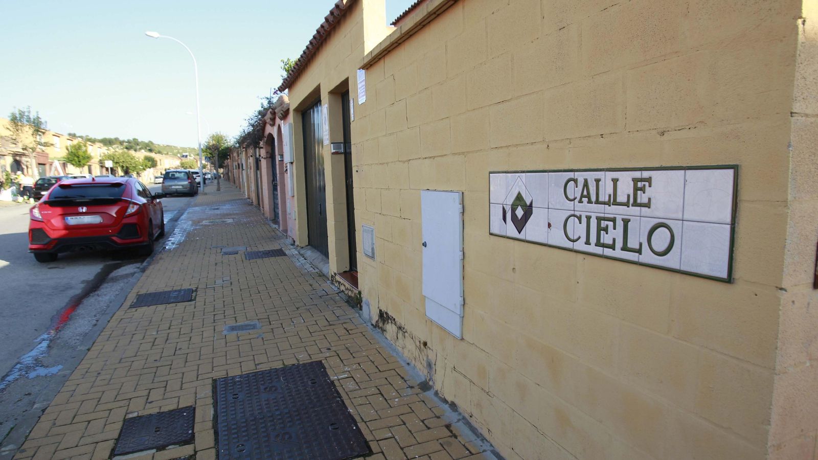 Una calle de Algeciras  donde  actuó la Guardia Civil.