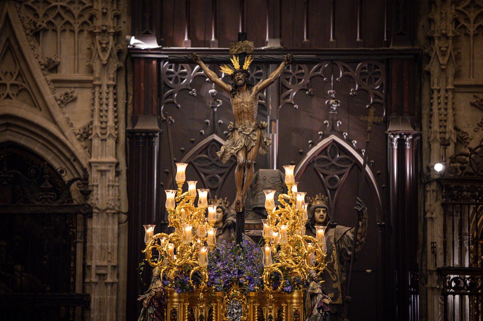 El Cachorro en el interior de la Catedral, todas las fotos