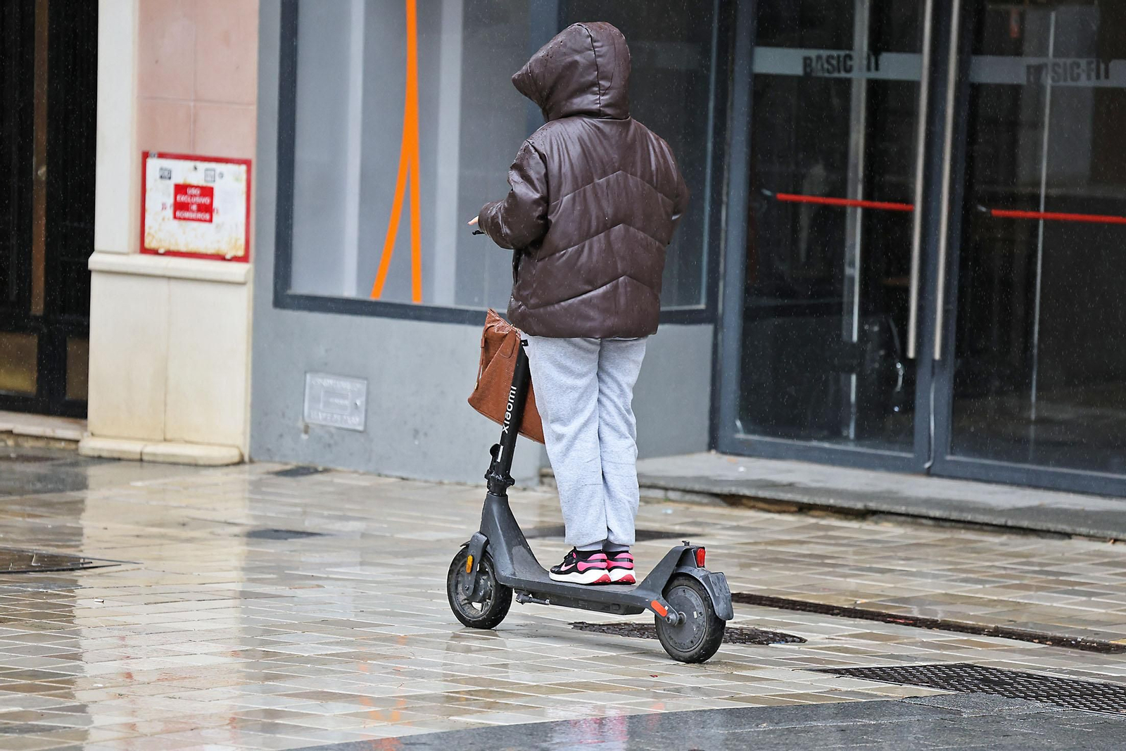 Las imágenes de la mañana de lluvia en Huelva
