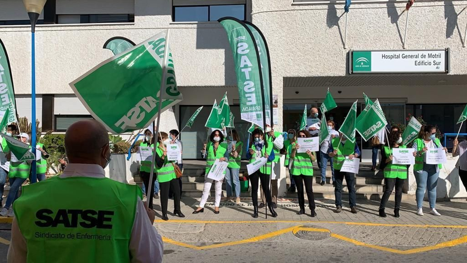 El Sindicato de Enfermería del Hospital de Motril protesta por la "falta de personal"