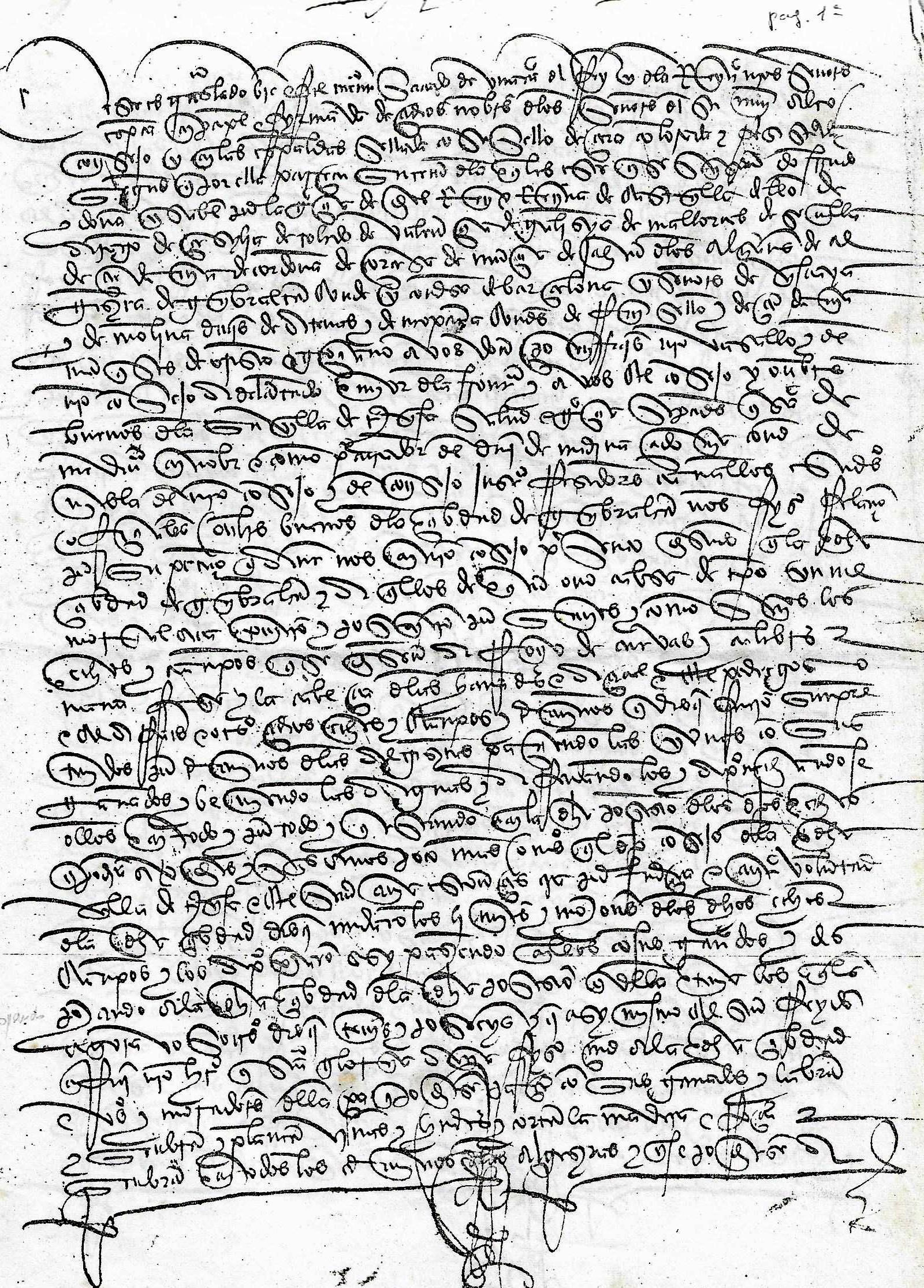 Provisión Real de los Reyes Católicos expedida el 4 de enero de 1485.