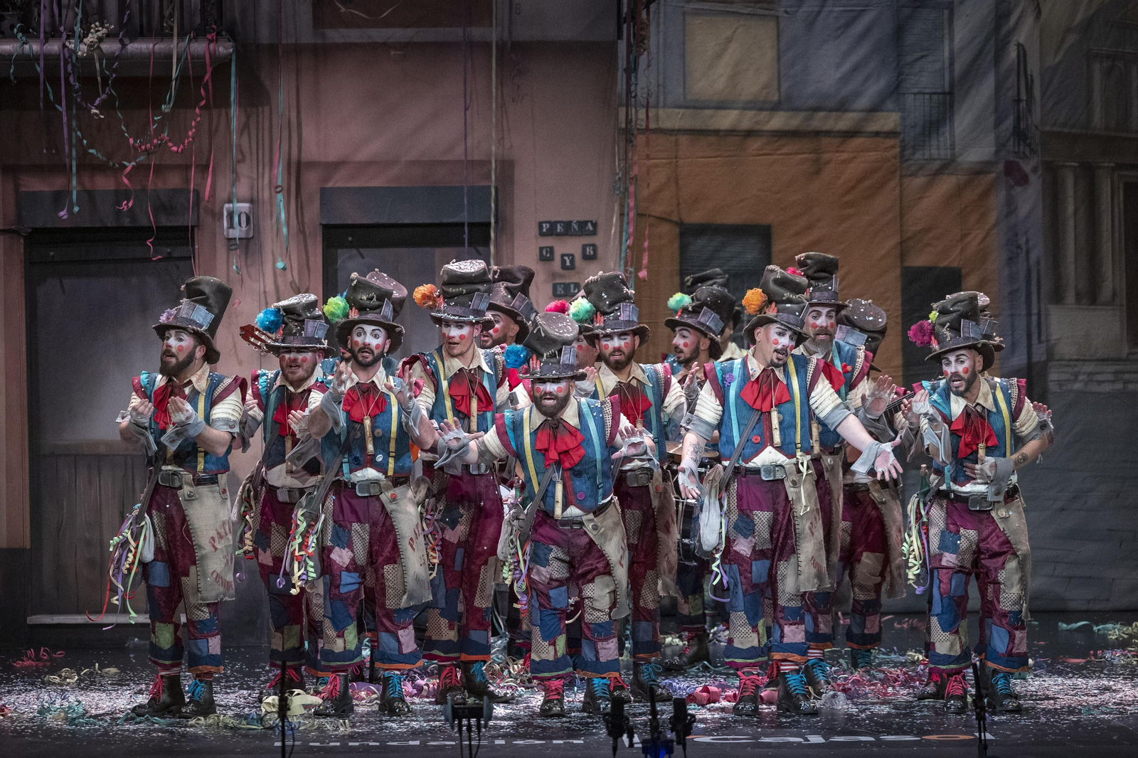 Comparsa 'Los colaores, una comparsa de toda la vida'