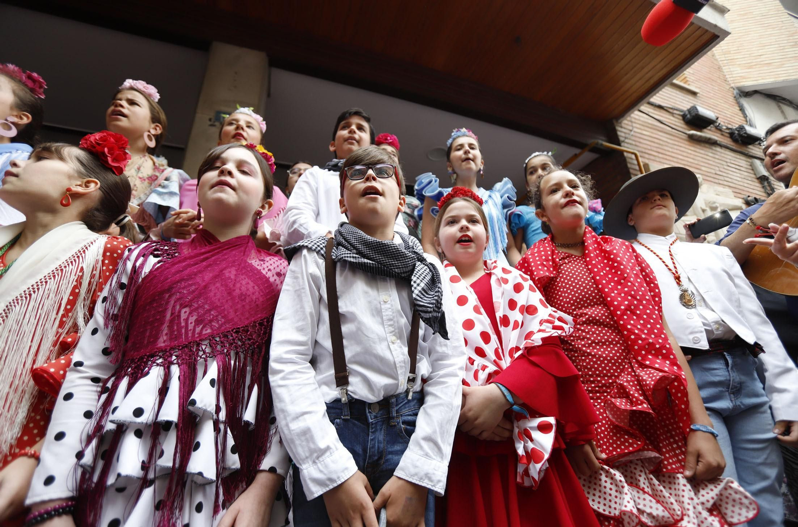 Imágenes de Emigrantes a su paso por el colegio Santo Ángel