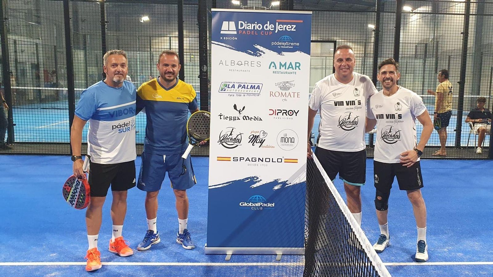  Arillo y Durán ganaron la final de Veteranos +40 a Ortiz y Báez.