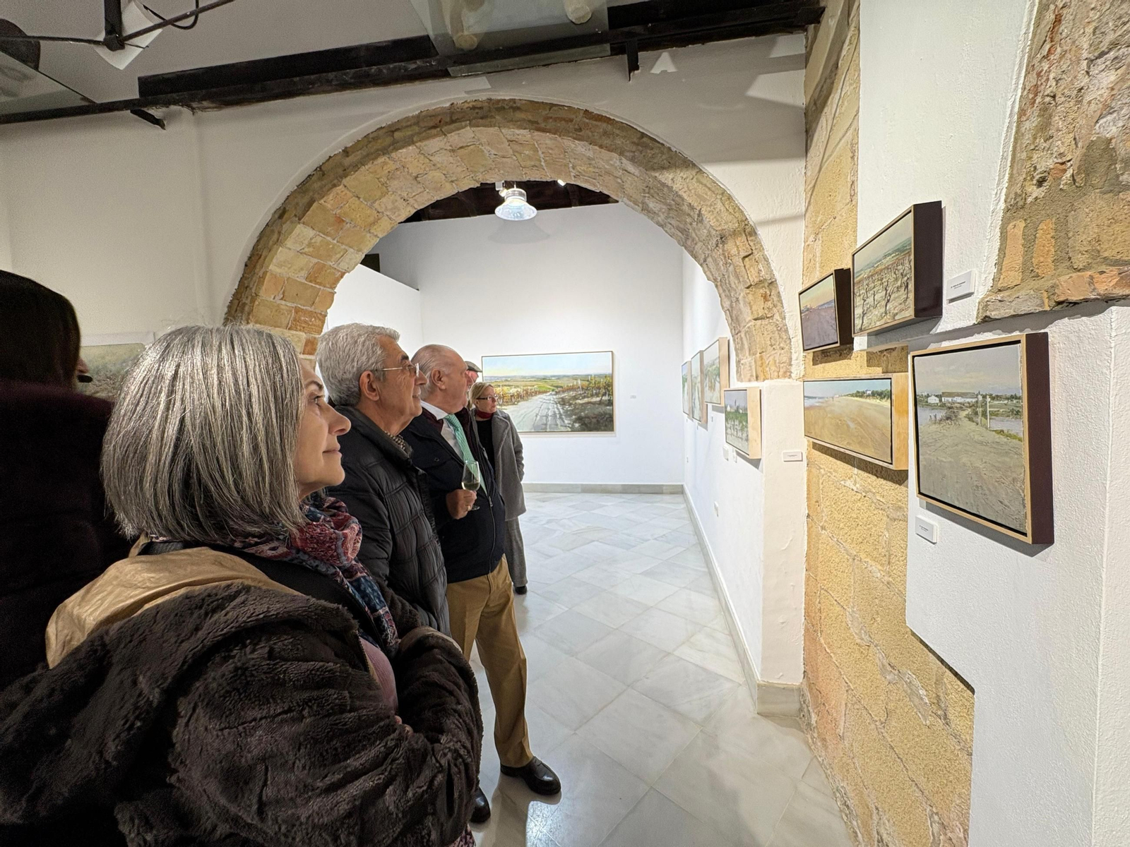 Imágenes de la inauguración de la exposición de fin de año de Pepe basto