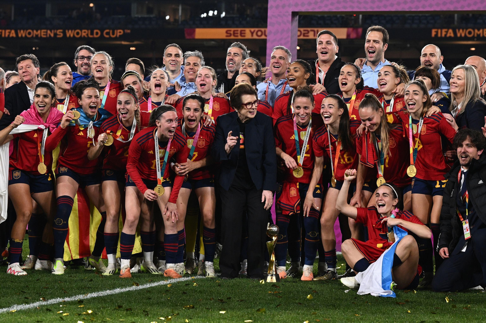 Fotos de la final femenina del Mundial entre España e Inglaterra