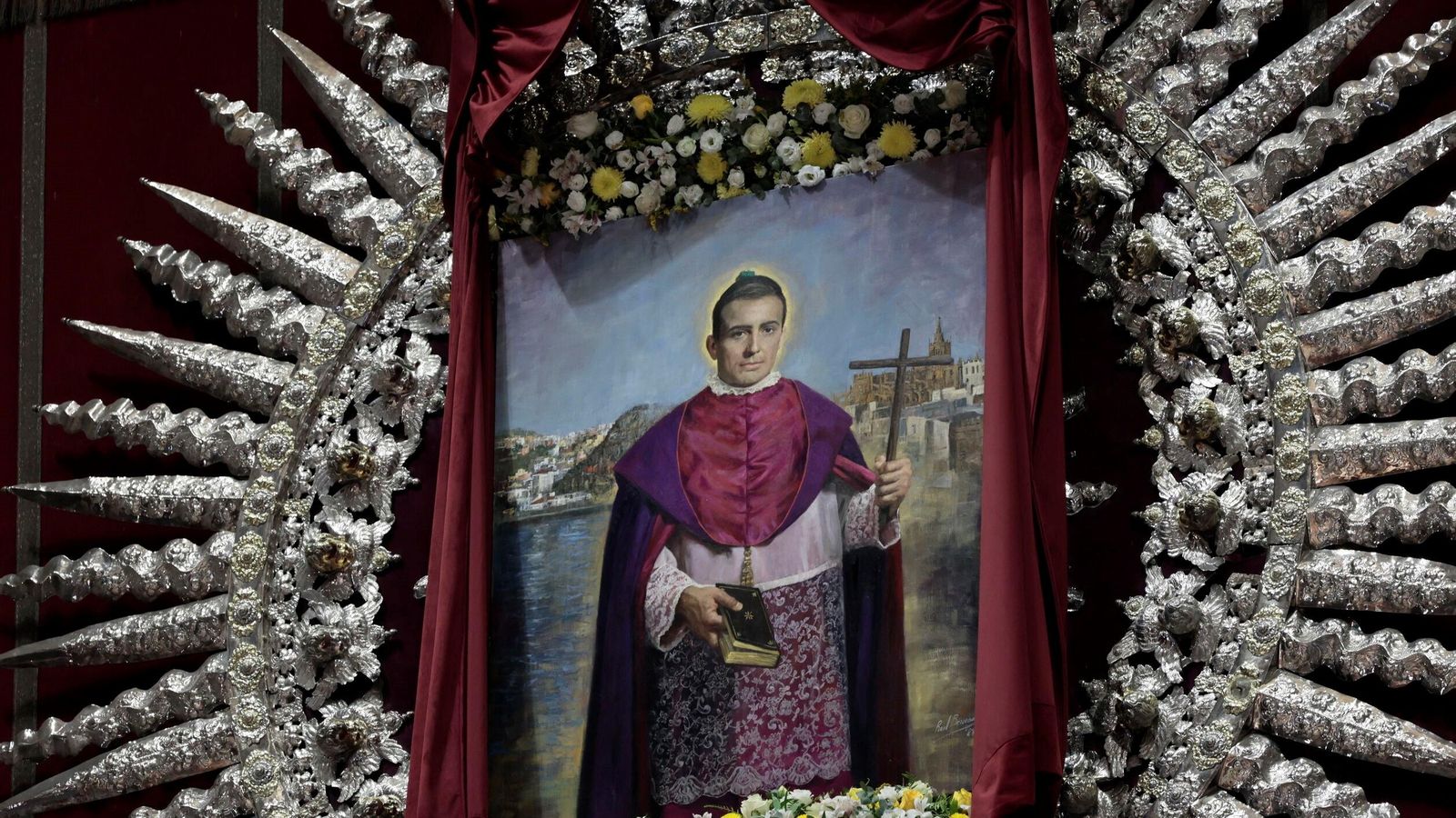 El cuadro del Padre Torres Padilla realizado por Raúl Berzosa El cuadro del Padre Torres Padilla realizado por Raúl Berzosa