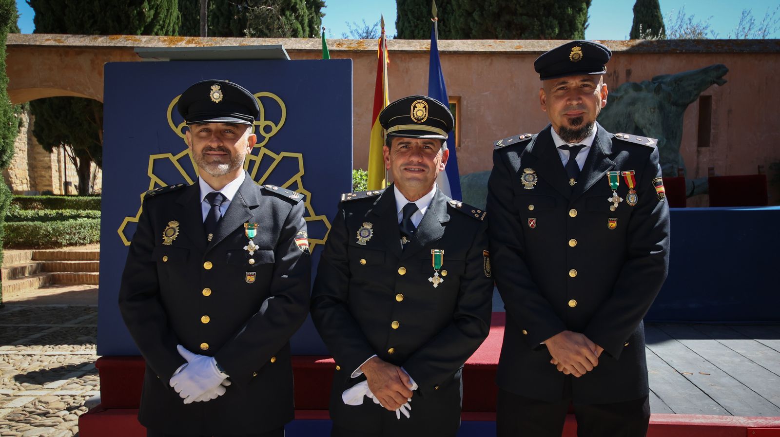 Emotivo acto por el Día de la Policía Nacional celebrado en Jerez