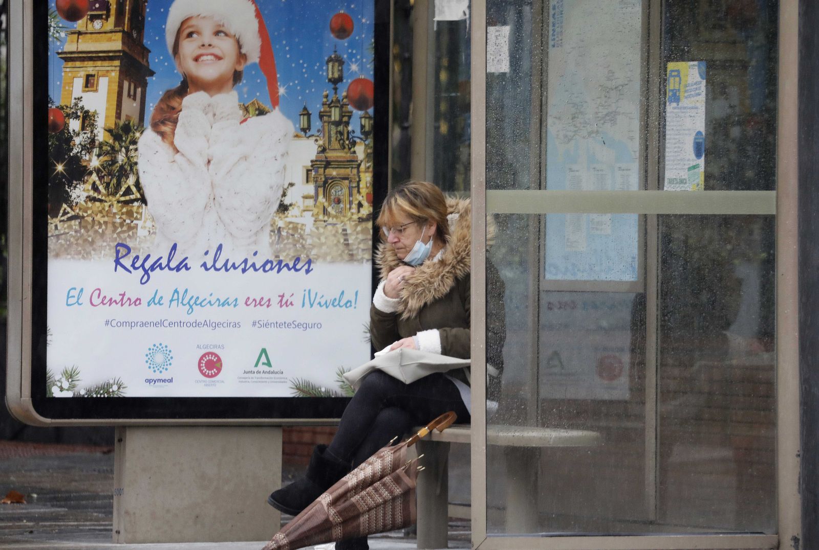 Fotos del temporal de lluvia y viento en el Campo de Gibraltar
