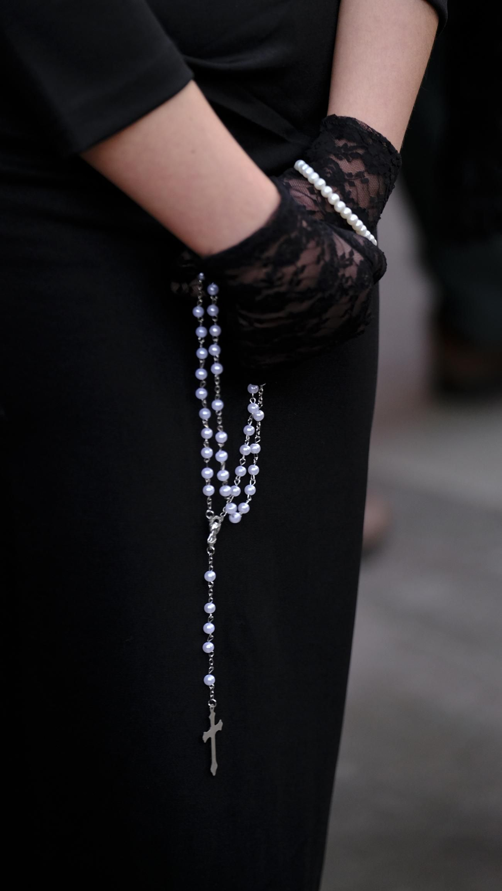 Estudiantes en la Semana Santa de Almería 2025