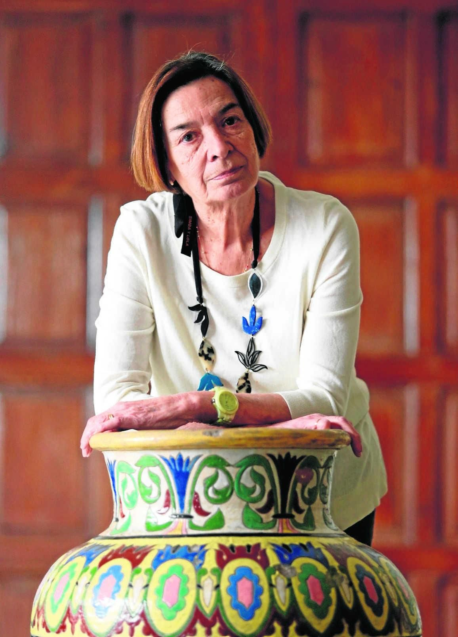 Consuelo Varela, durante ka entrevista