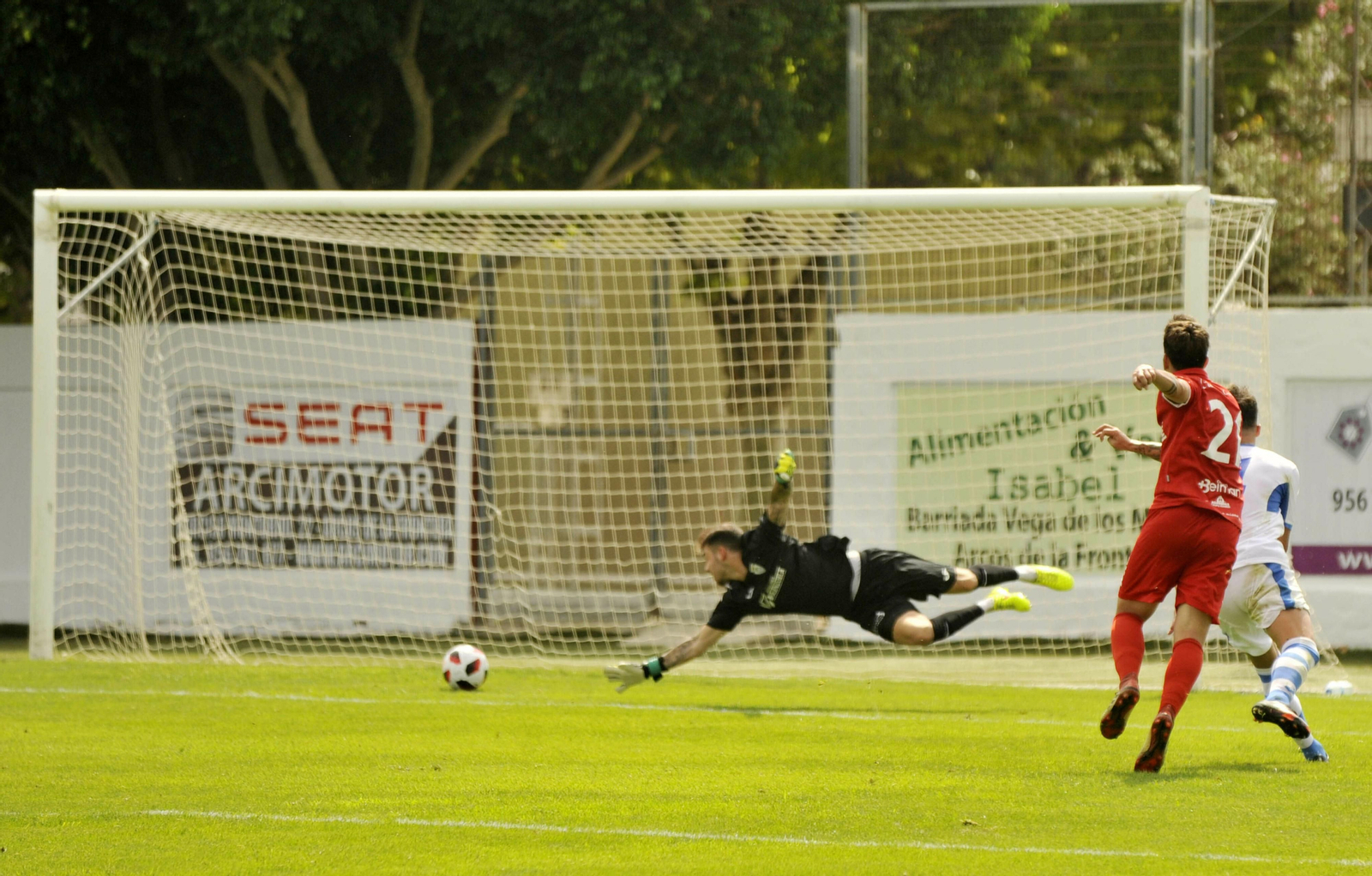 Isi Jareño, en un partido con el Arcos la pasada temporada.