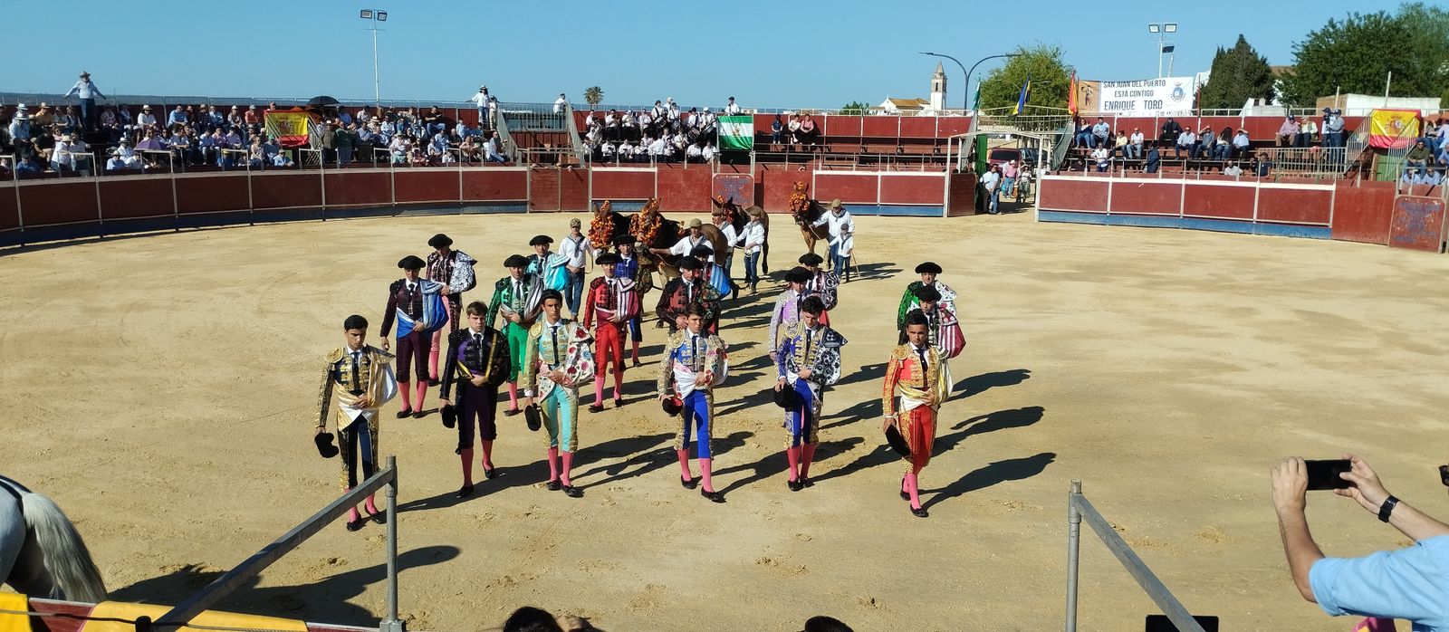 Villarrasa y seis toreros de Huelva