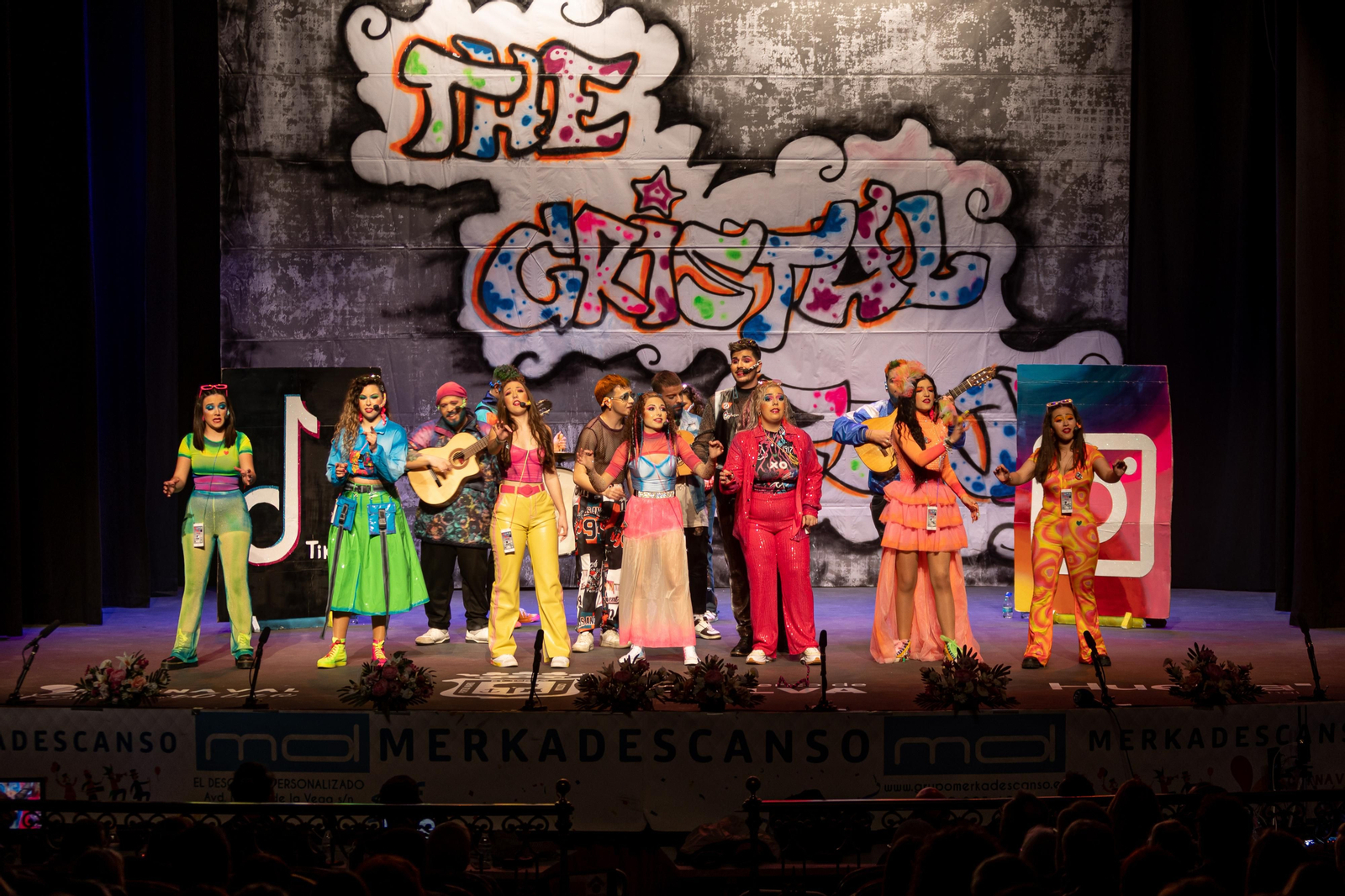 Imágenes de la primera jornada del concurso del Carnaval Colombino 2023