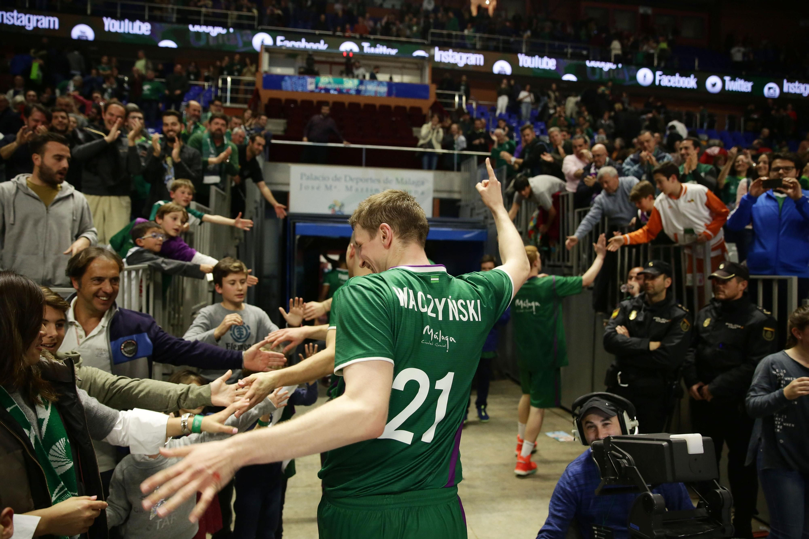 Los cinco años de Adam Waczynski en el Unicaja, en fotos