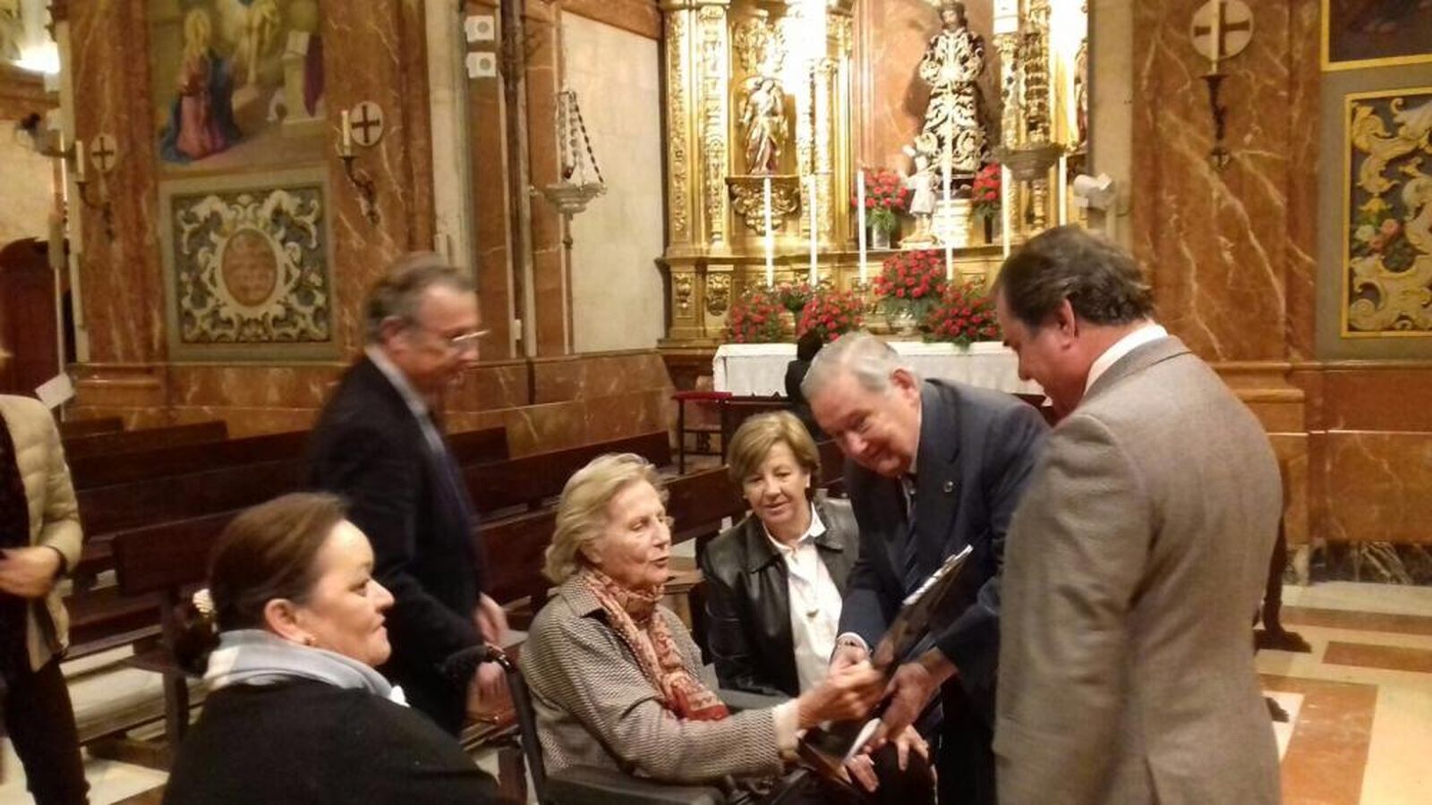 Isabel Gil-Delgado Queralt, camarera de Honor de la Santísima Virgen de la Esperanza