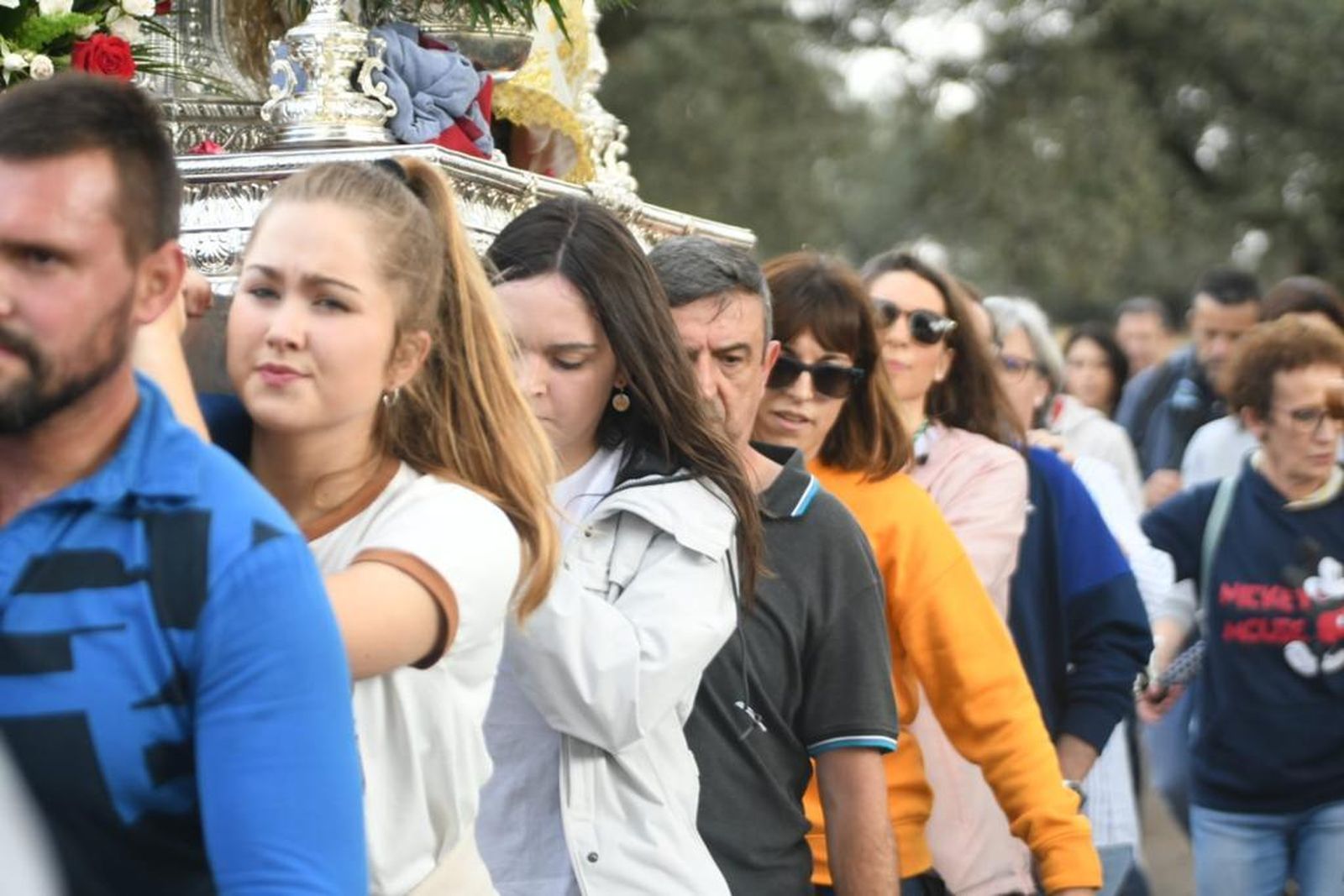 La despedida de la Virgen de Luna en Pozoblanco, en fotografías