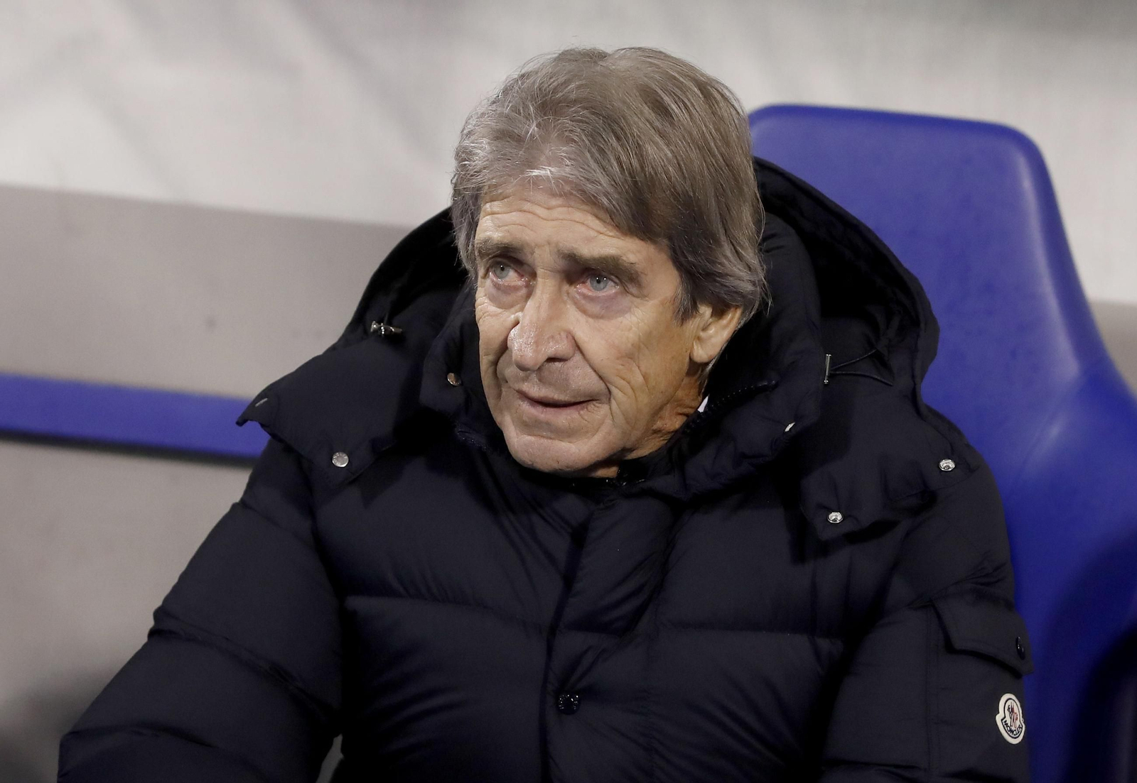 Manuel Pellegrini, antes del inicio del encuentro ante el Dinamo de Zagreb.