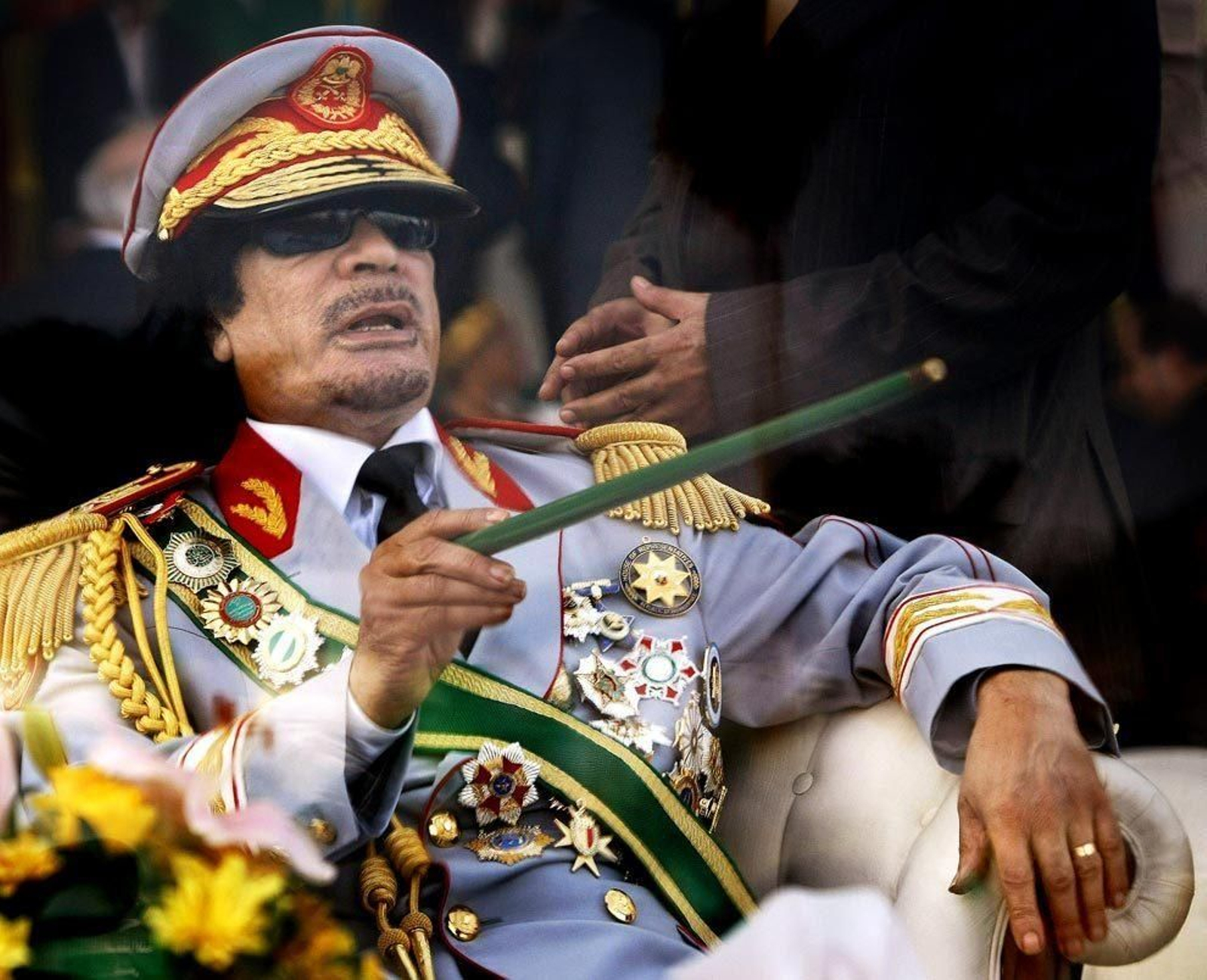 El sátrapa libio Muamar el Gadafi (1942-2011), una sombra permanente en el relato de 'El regreso'. El sátrapa libio Muamar el Gadafi (1942-2011), una sombra permanente en el relato de 'El regreso'.