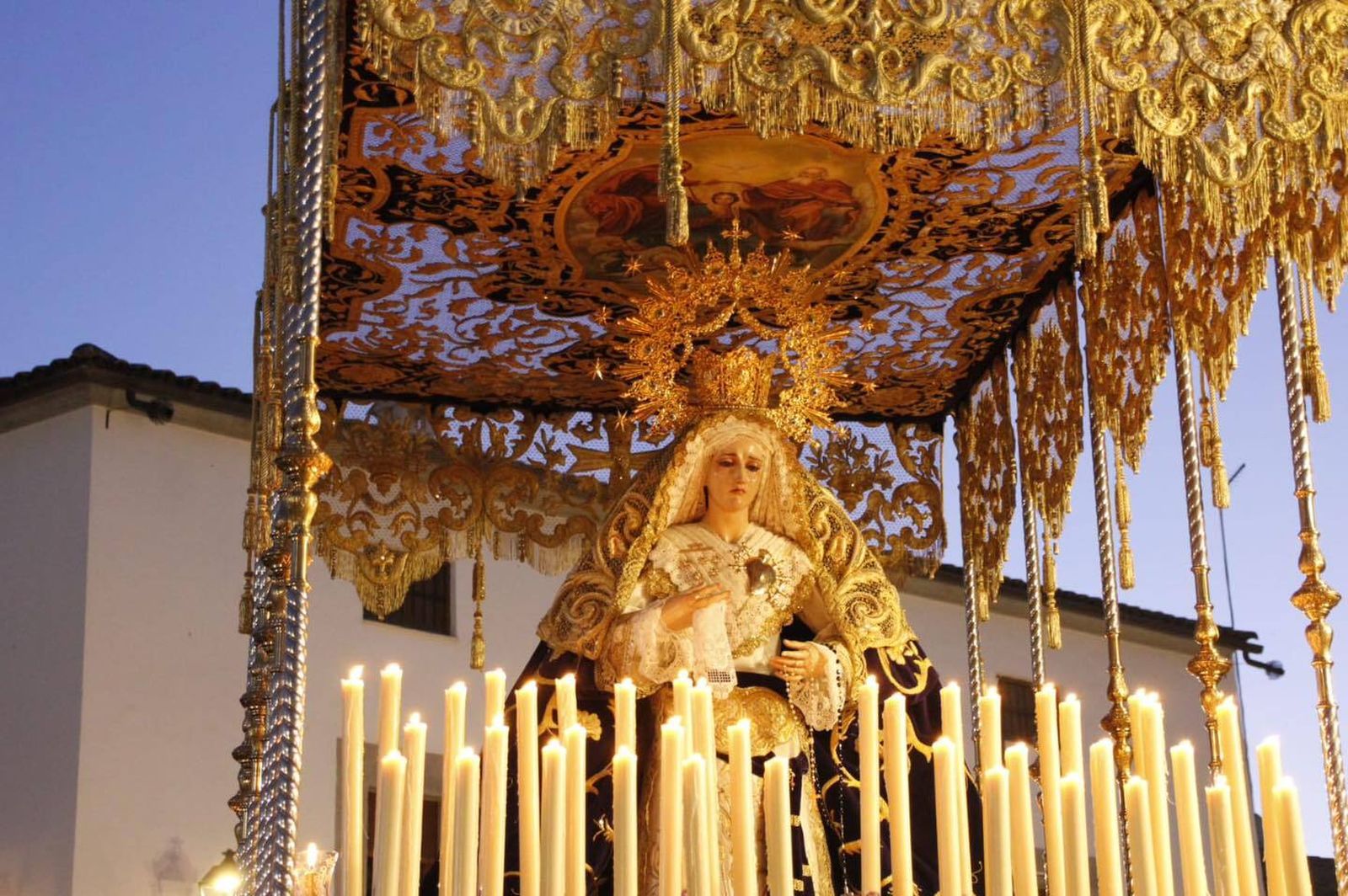 Jueves Santo en Hinojosa del Duque: La procesión del Huerto y los Dolores, en imágenes