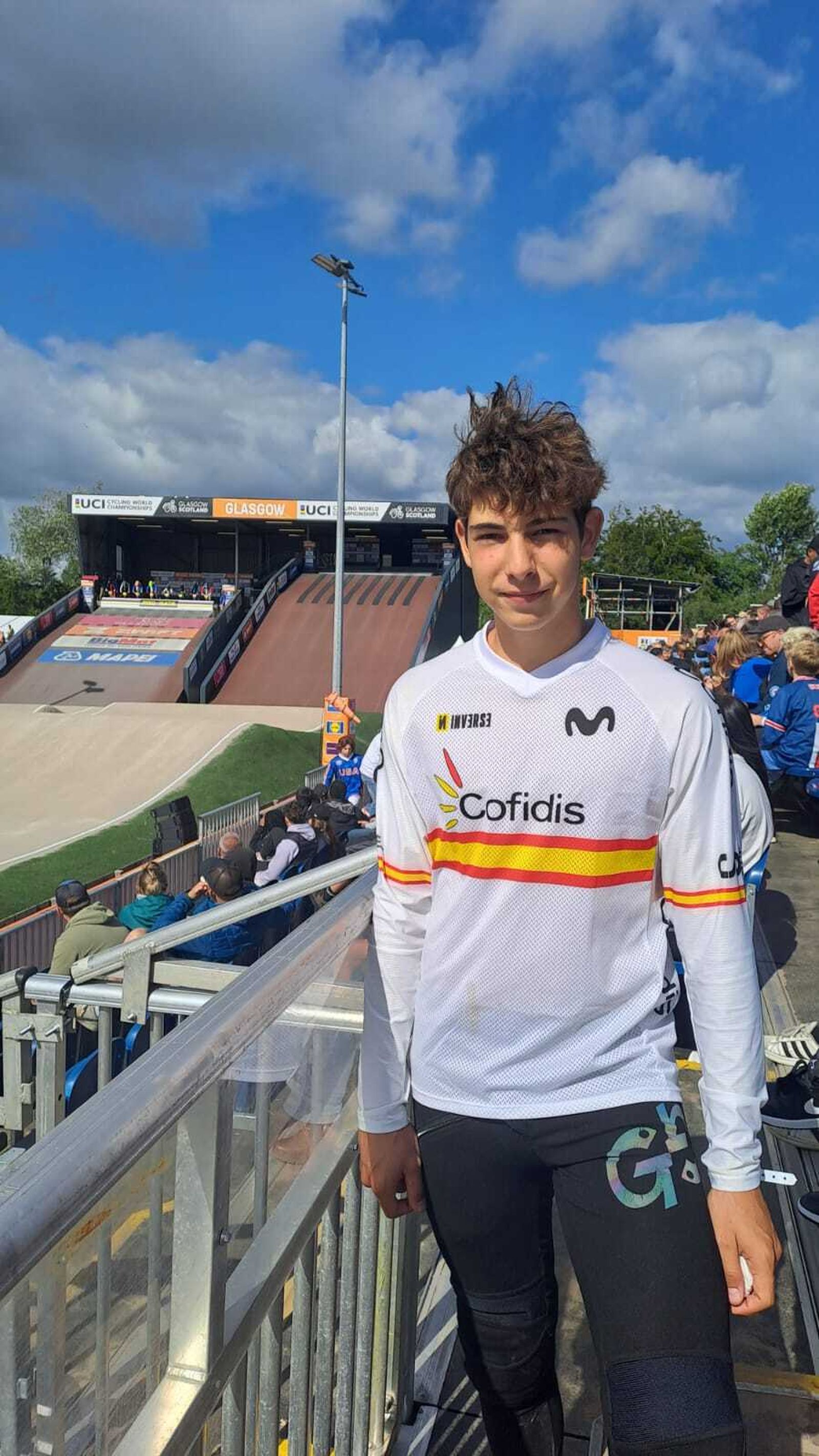 David Mendoza, en Glasgow