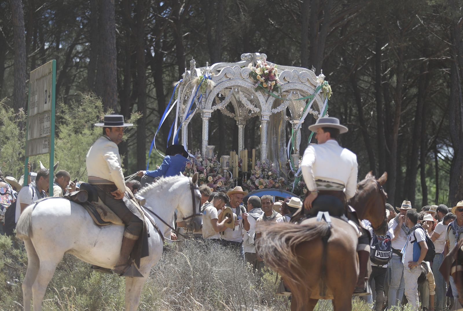 Todos los peregrinos de la Hermandad de Huelva, en imágenes