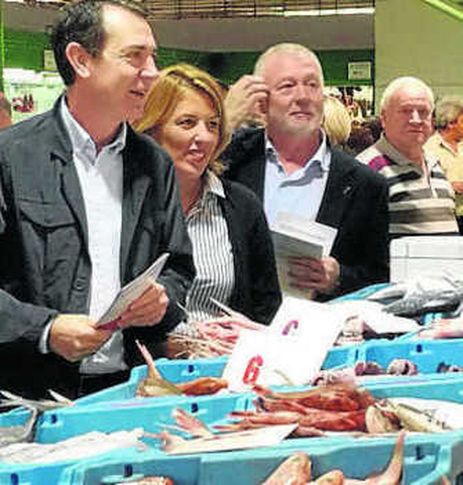 Los candidatos socialistas.