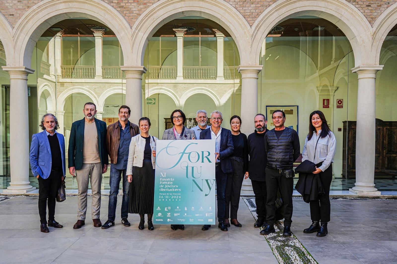 Las autoridades del evento que fue presentado la mañana de ayer en la Delegación de Educación.