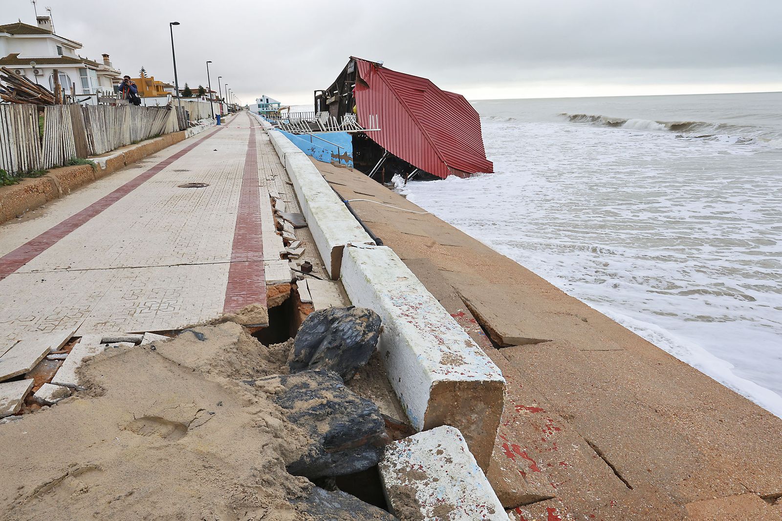 Las fotografías de los daños en Matalascañas