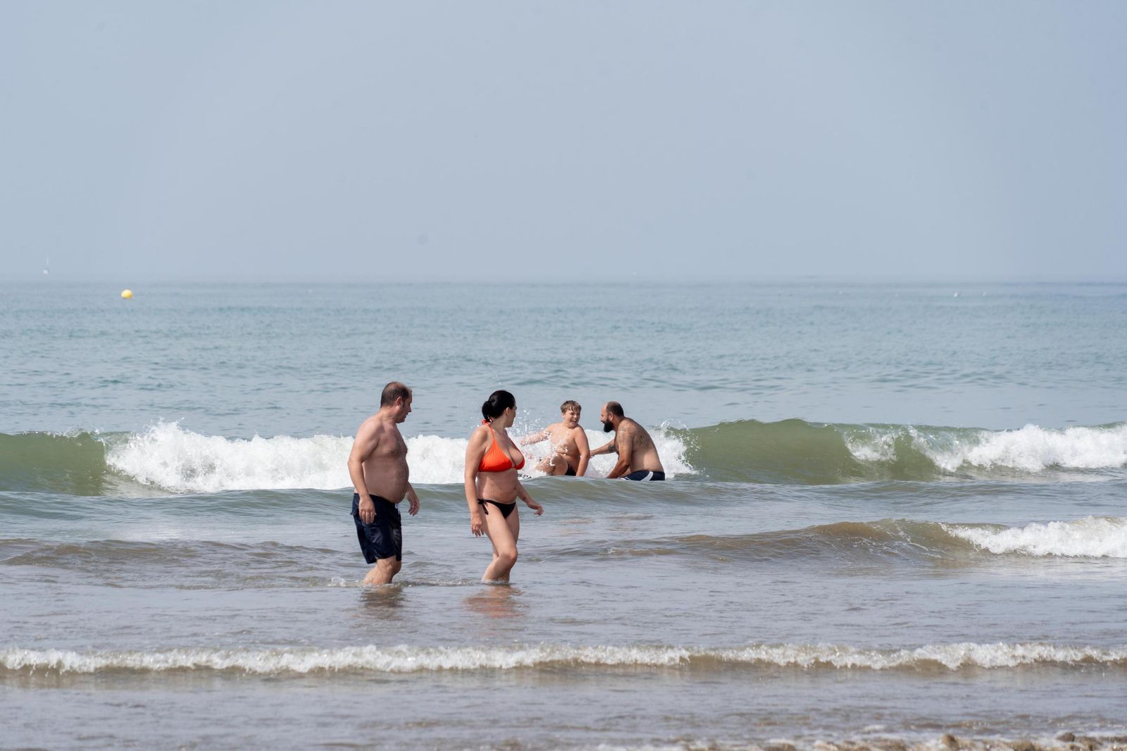 El ambiente de las playas de Huelva el domingo 24 de agosto