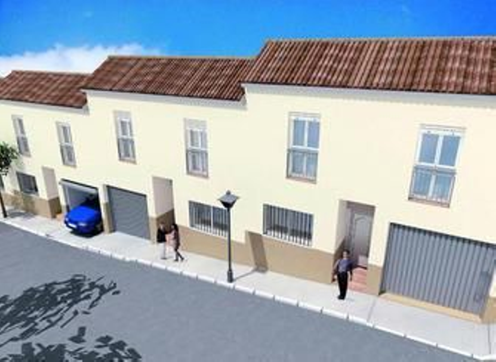 Imagen de las futuras viviendas en Arboleas.