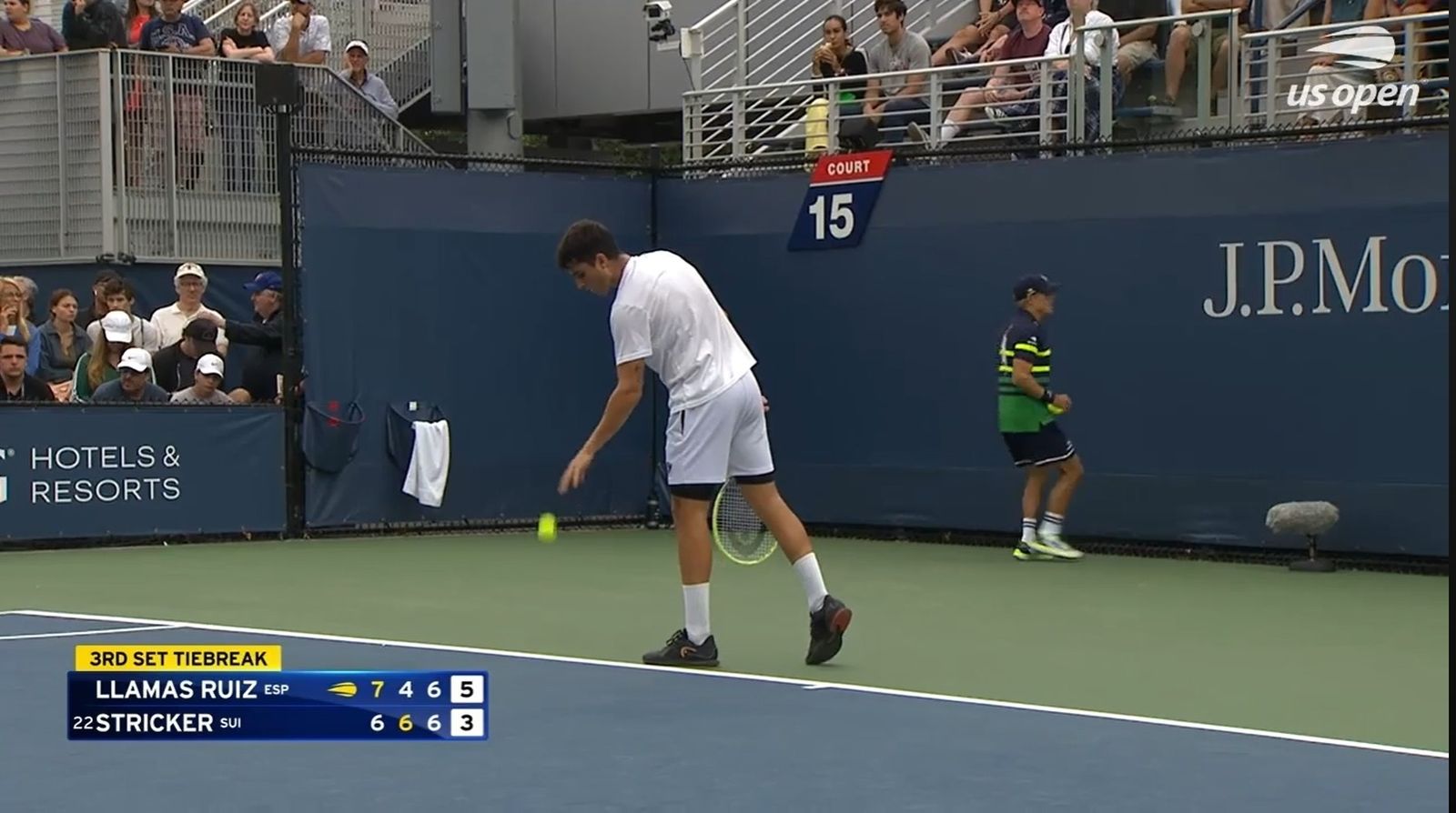 Pablo Llamas perdió ante Stricker un partito de locos.