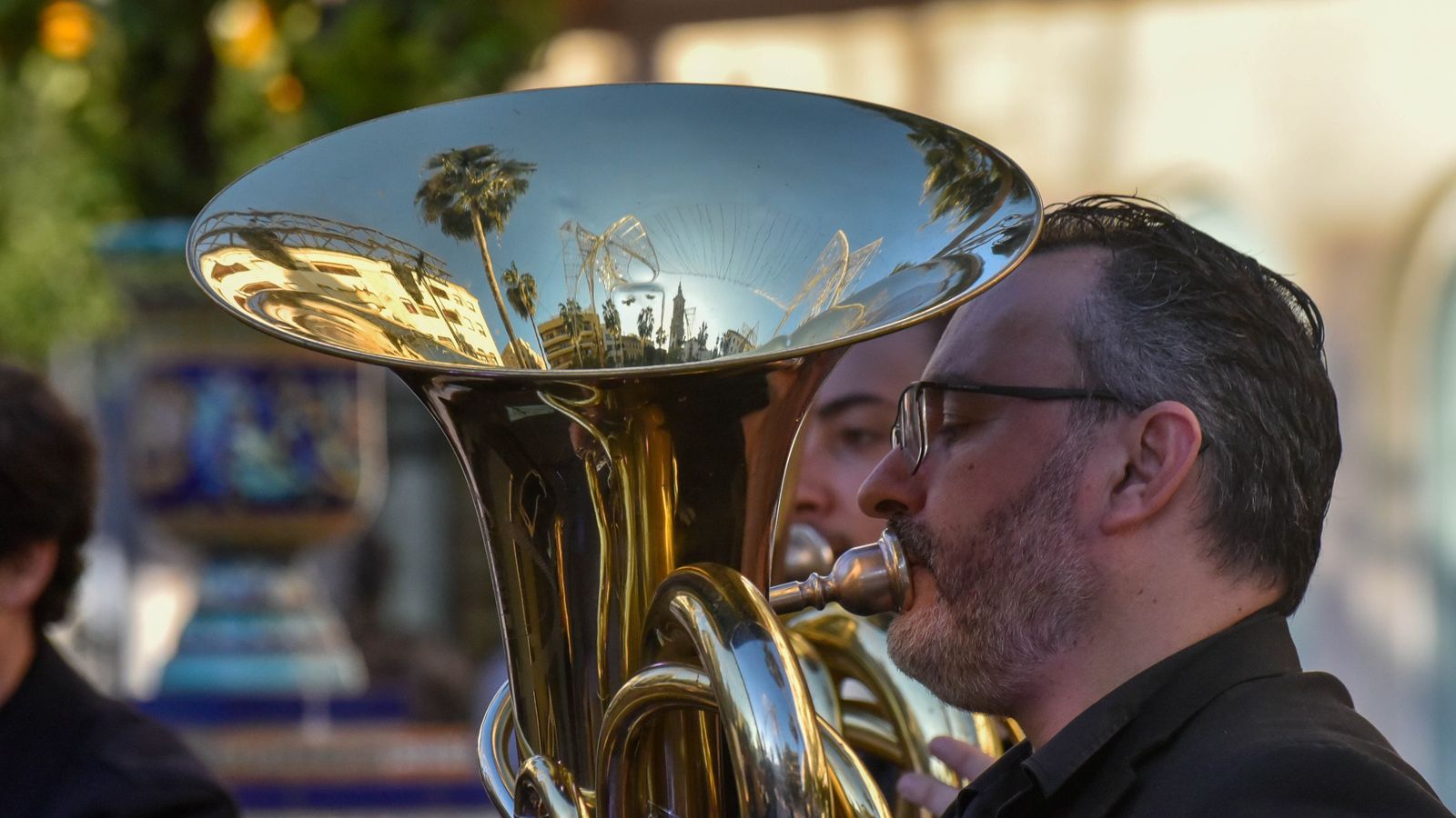 Concierto de Navidad de los alumnos de la Escuela sanchez Verdú en la Plaza Alta